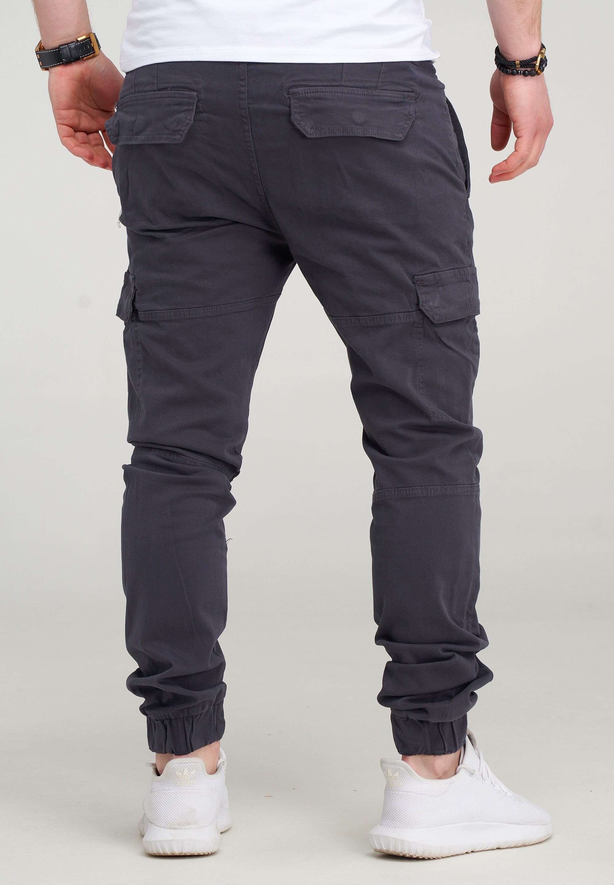 behype Cargohose BHMattheo2 im Jogging-Design