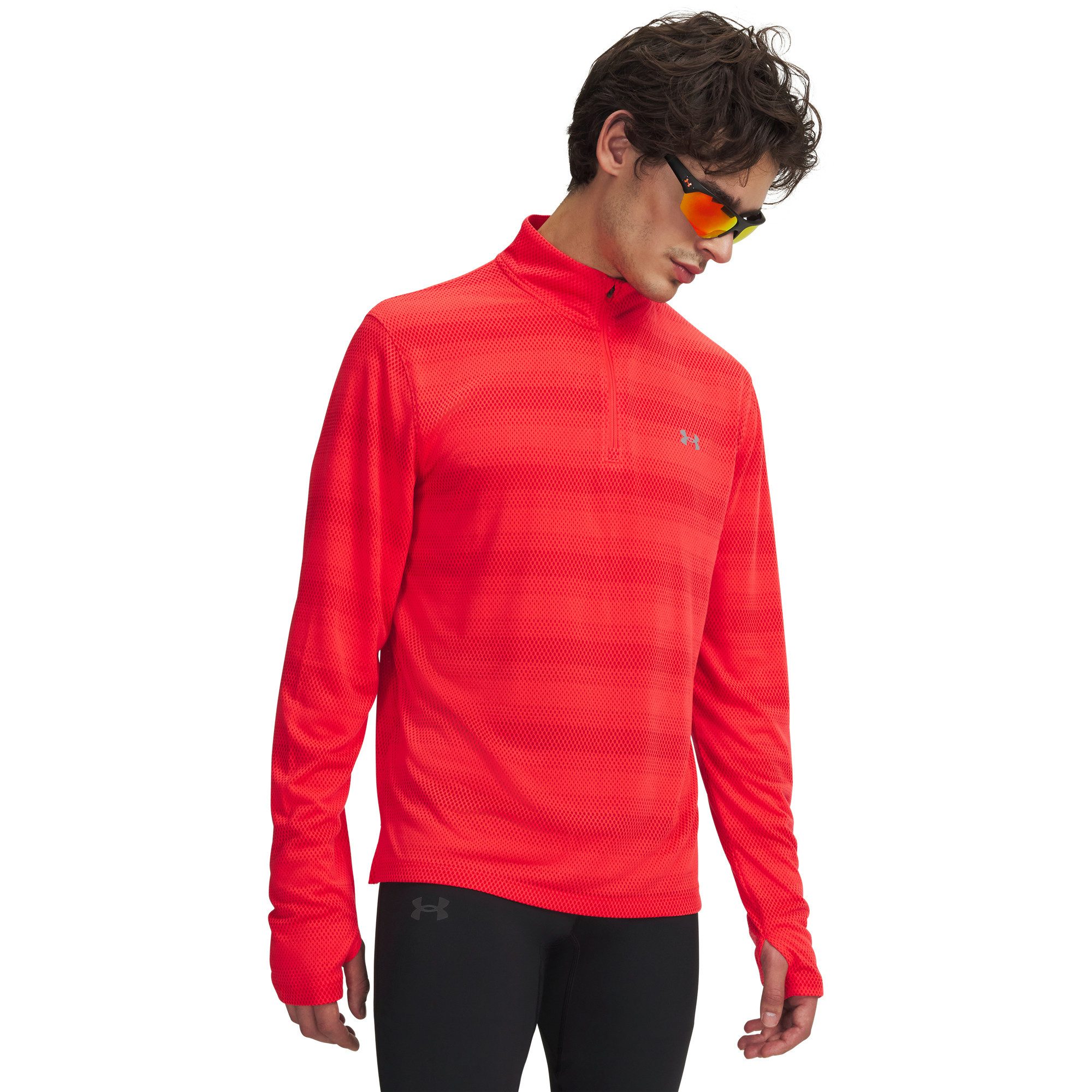 Under Armour® Langarmshirt Under Armour Herren Trainigsshirt Velociti 1/4 Zip 6010887