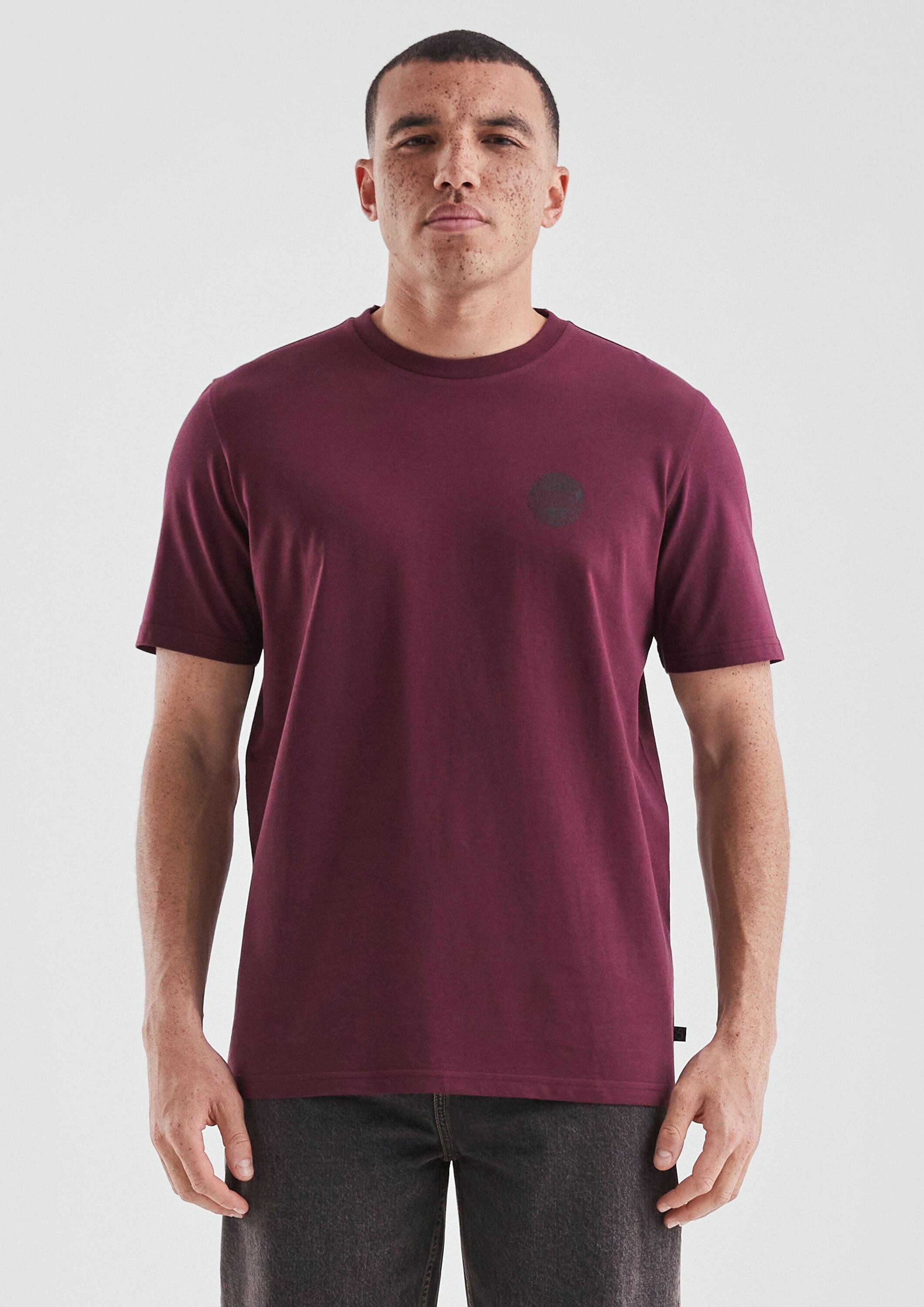 QS Kurzarmshirt T-Shirt T-Shirt mit Druck