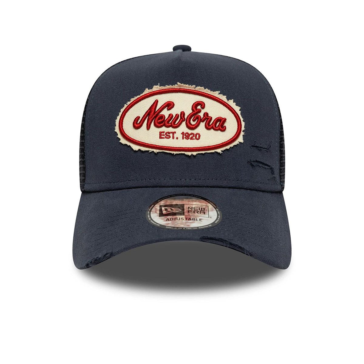 New Era Baseball Cap Canvas Distressed