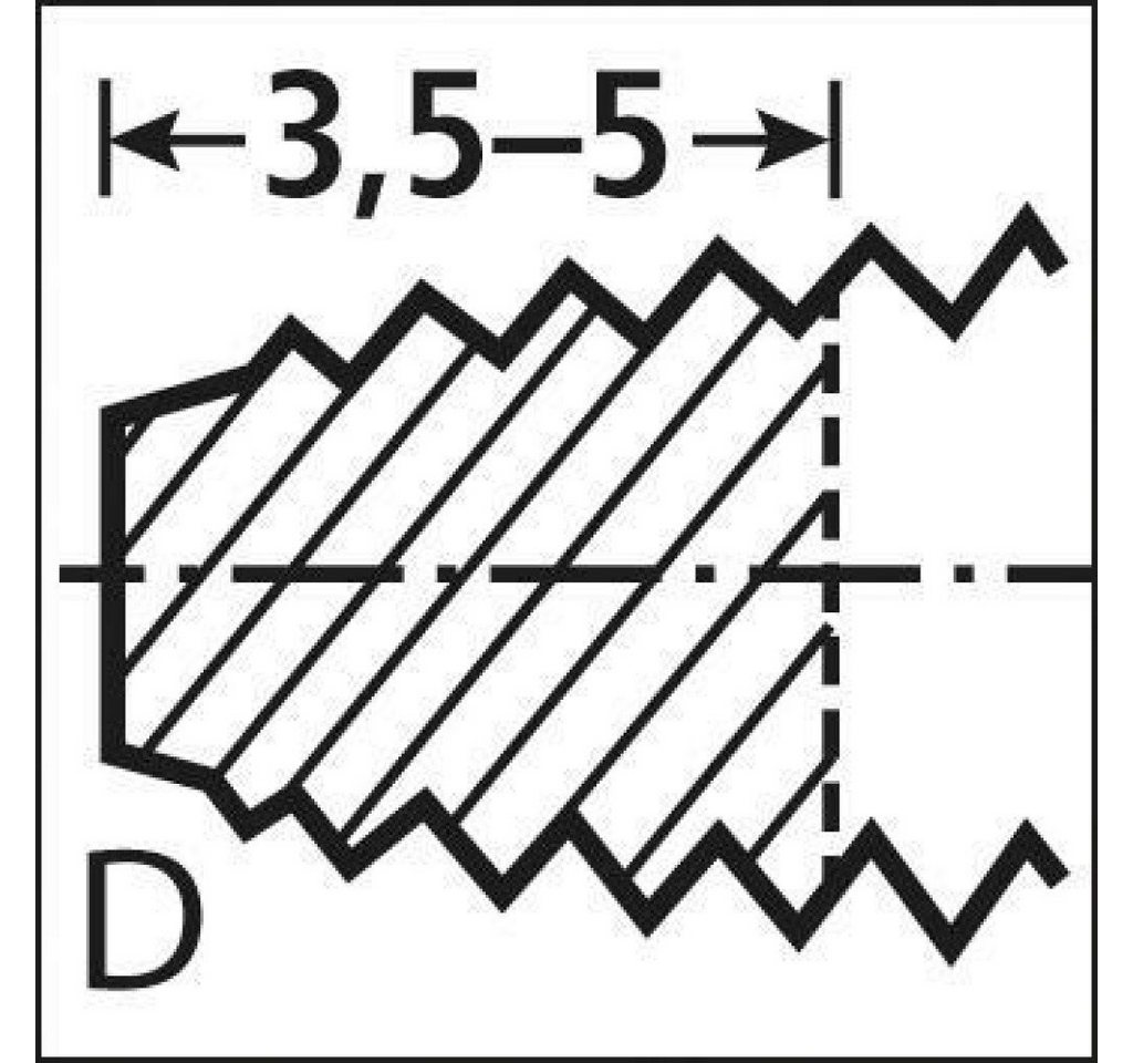 Thumbnail - FORMAT Gewindebohrer FORMAT Hand-Gewindebohrer DIN 352 HSS M 3,0 M, 0