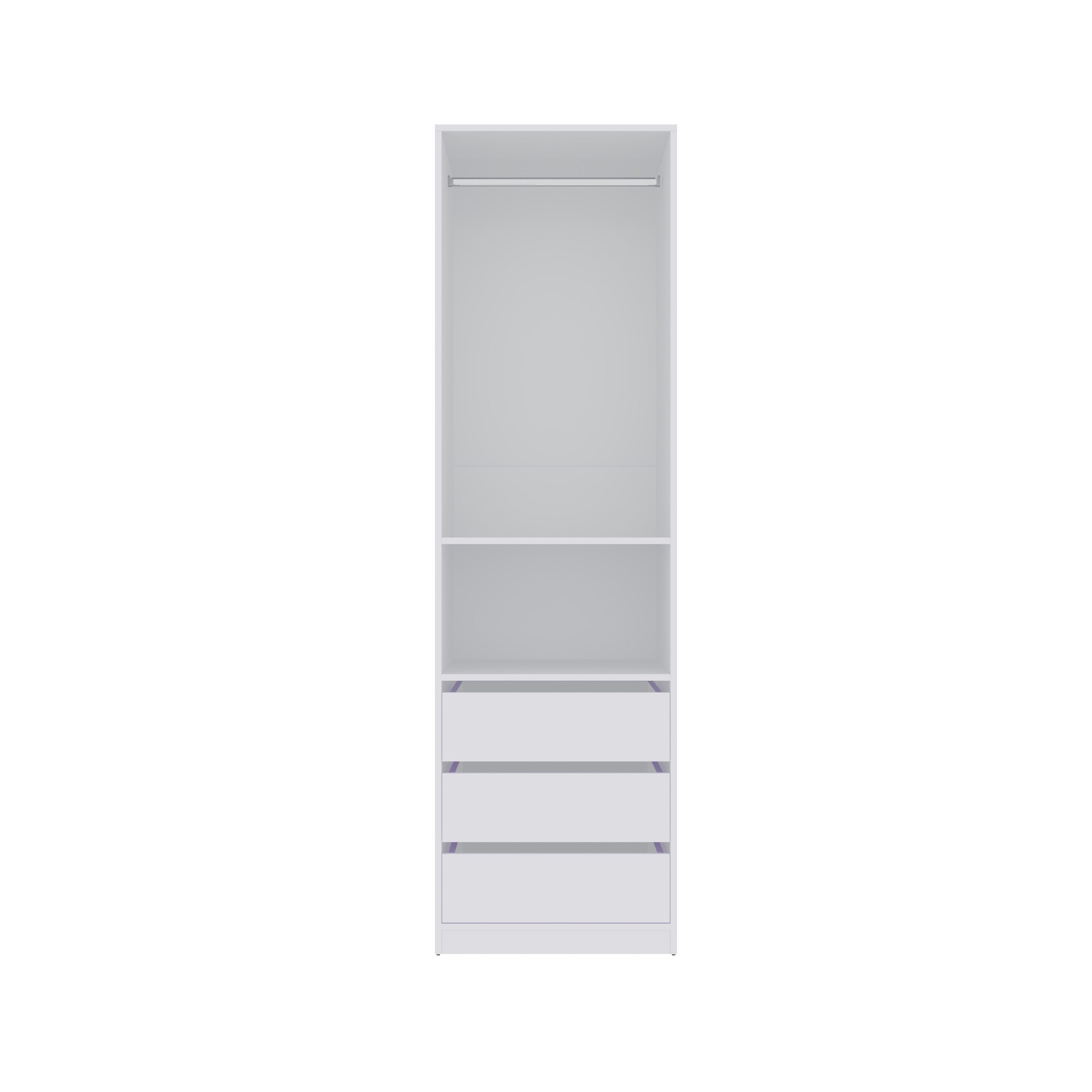 Marmex Möbel Kleiderschrank TRES 04B Regal günstig online kaufen