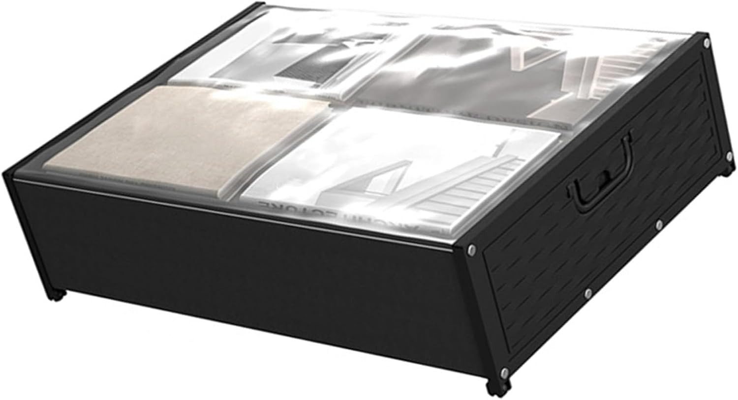 AURIVION Aufbewahrungsbox Aufbewahrungsbox Unterbett-Staufach (Set, 1 St., leicht zu verstauende Schublade (58,5*42*16 cm), Rollen-Design mit Deckel Abnehmbare
