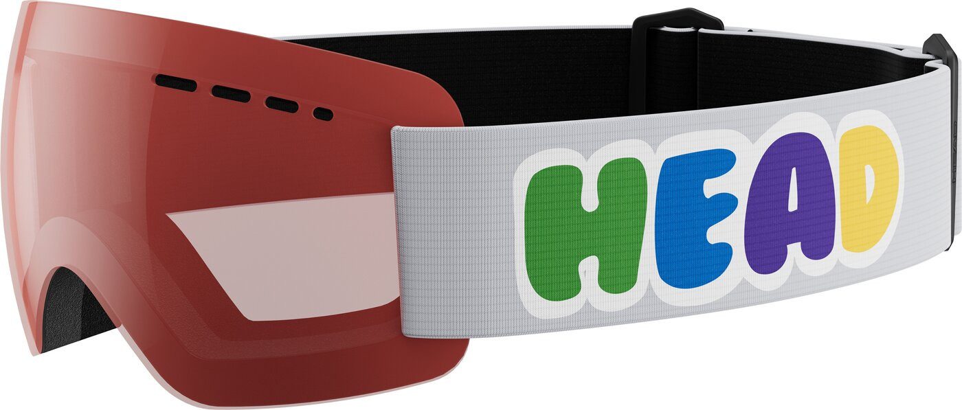 Head Skibrille SOLAR JR 000 red