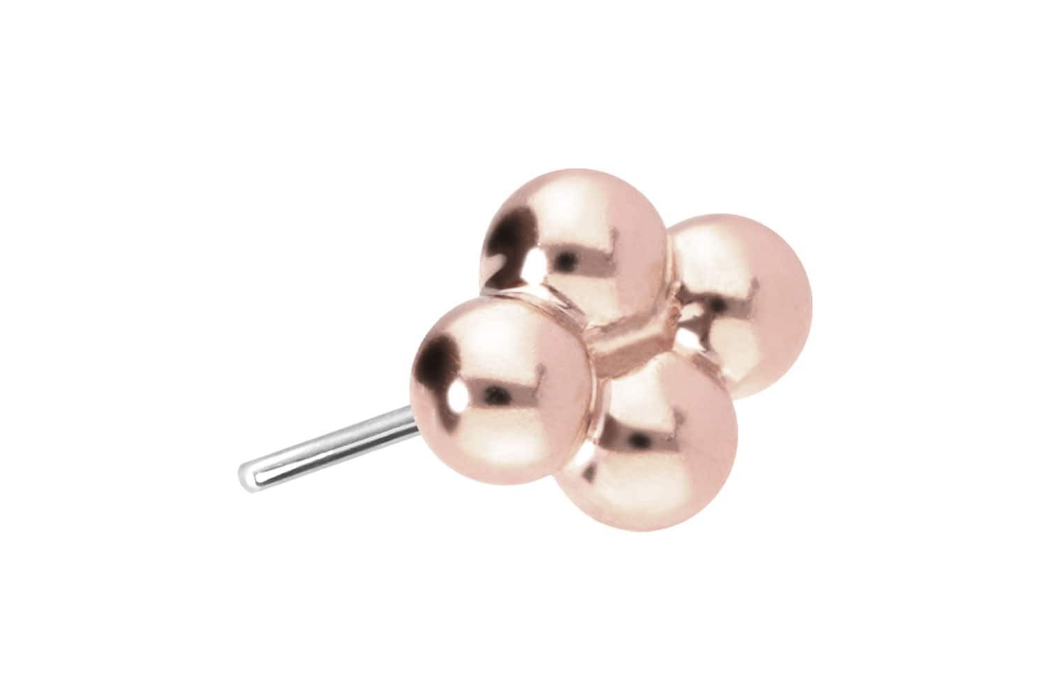 Roségoldfarben-14 Karat