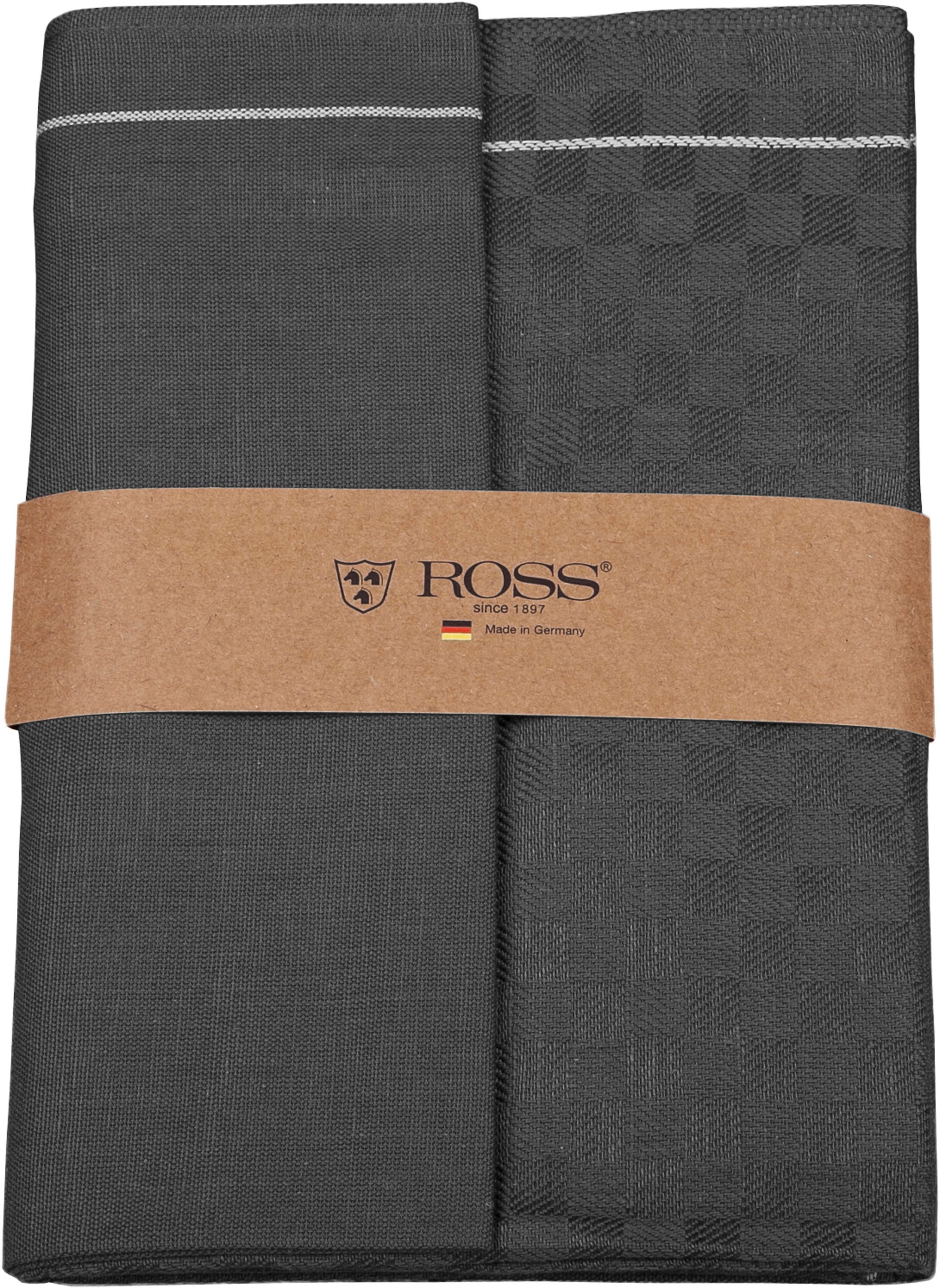 ROSS Geschirrtuch 2er Set 907, zwei Geschirrtücher in einer Banderole, (Set günstig online kaufen
