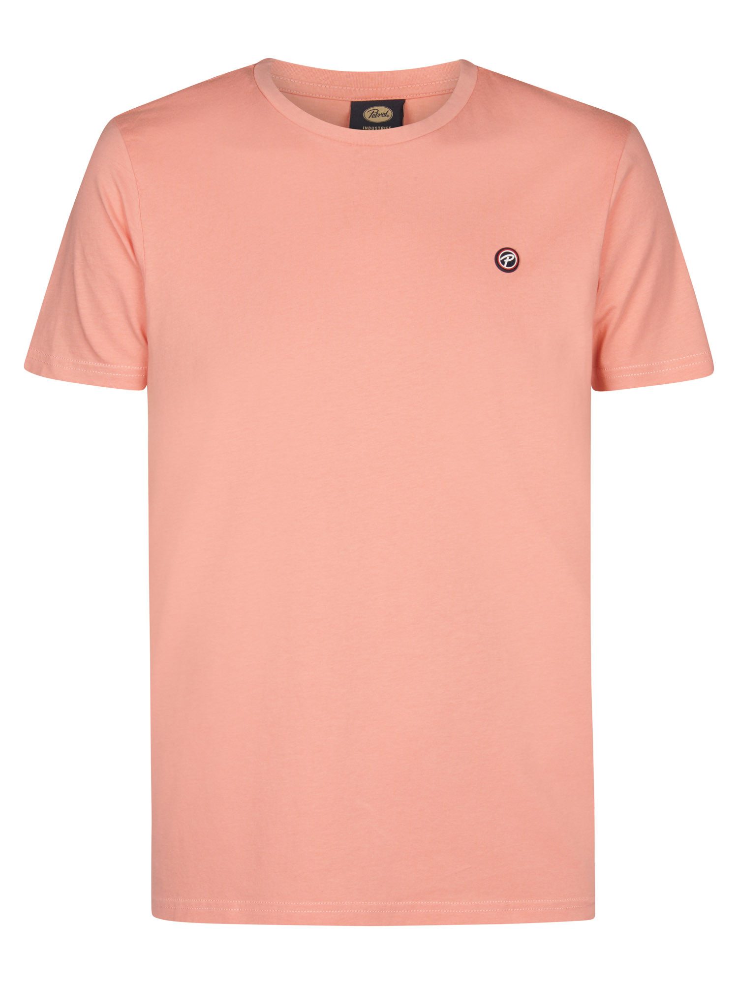 Petrol Industries Rundhalsshirt mit Logo Stickerei