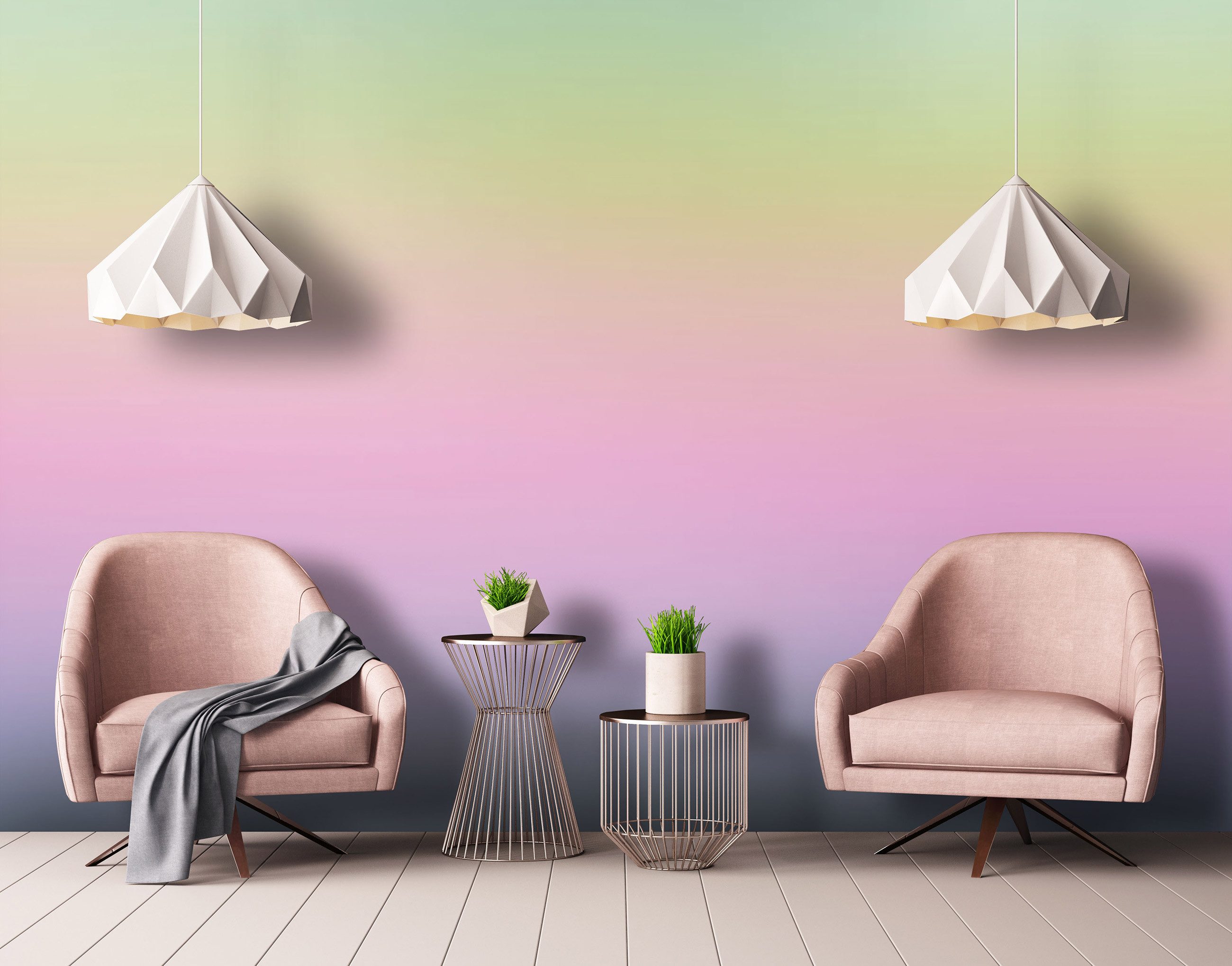Wallarena Fototapete Regenbogen Grafik Vlies Tapete günstig online kaufen