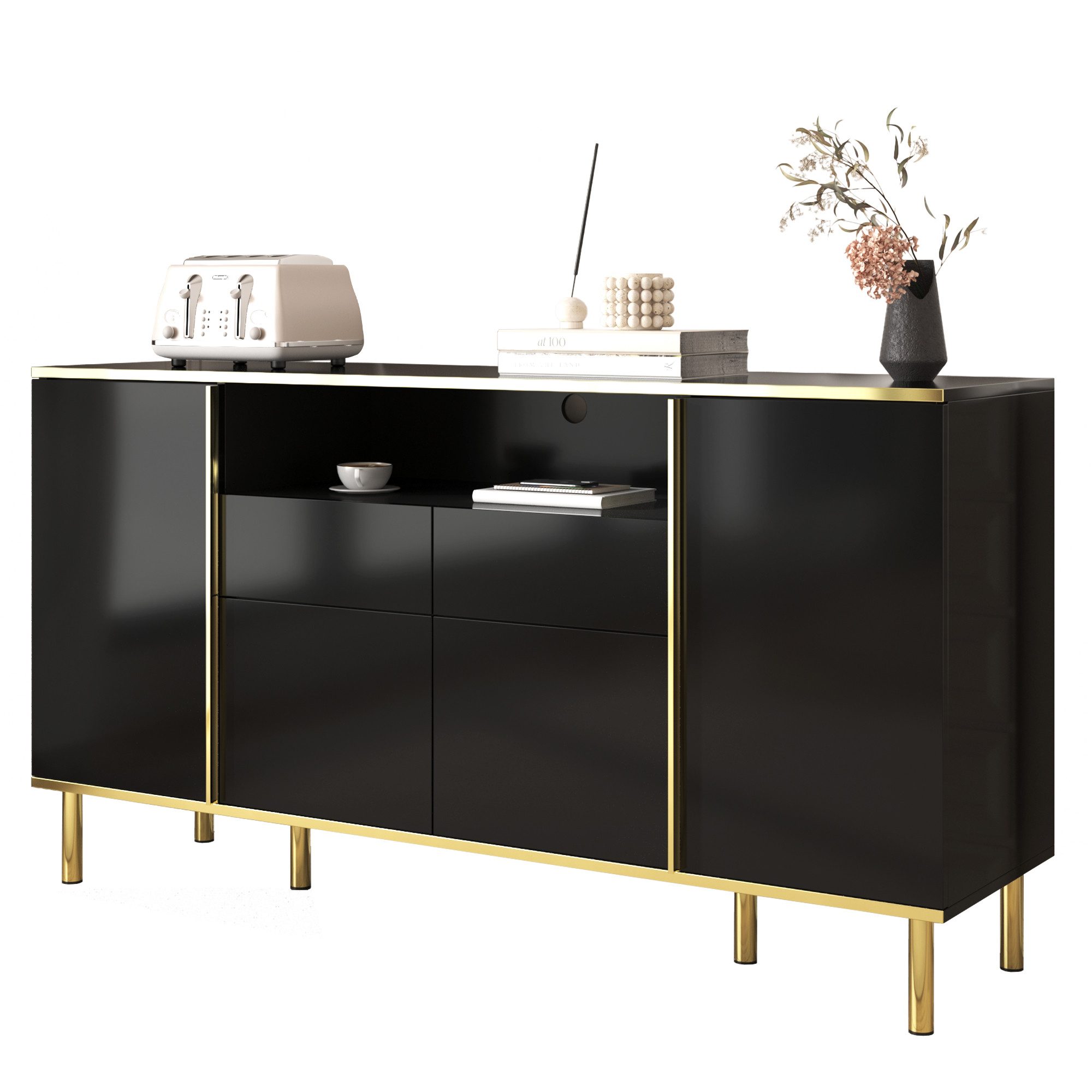 Sideboard Wohnzimmerschränke Lagerschränke Seitenschrank Schubladenschränke