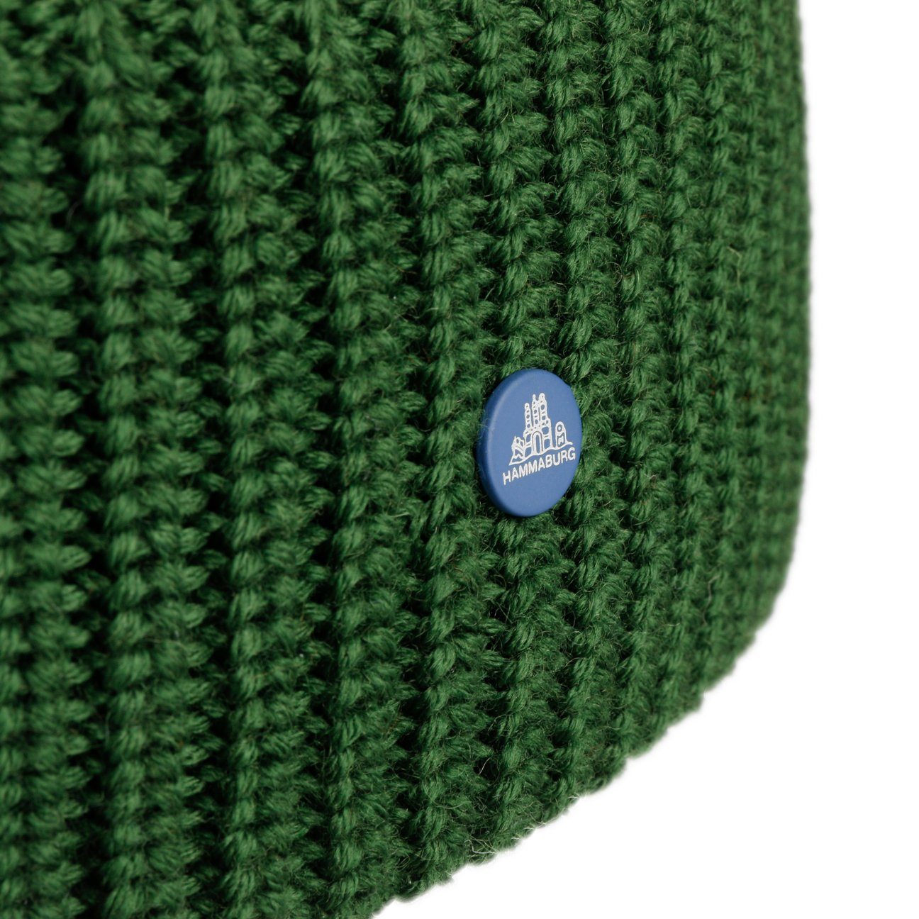 Made in Italy Umschlag, grün (1-St) Mütze mit Hammaburg Beanie