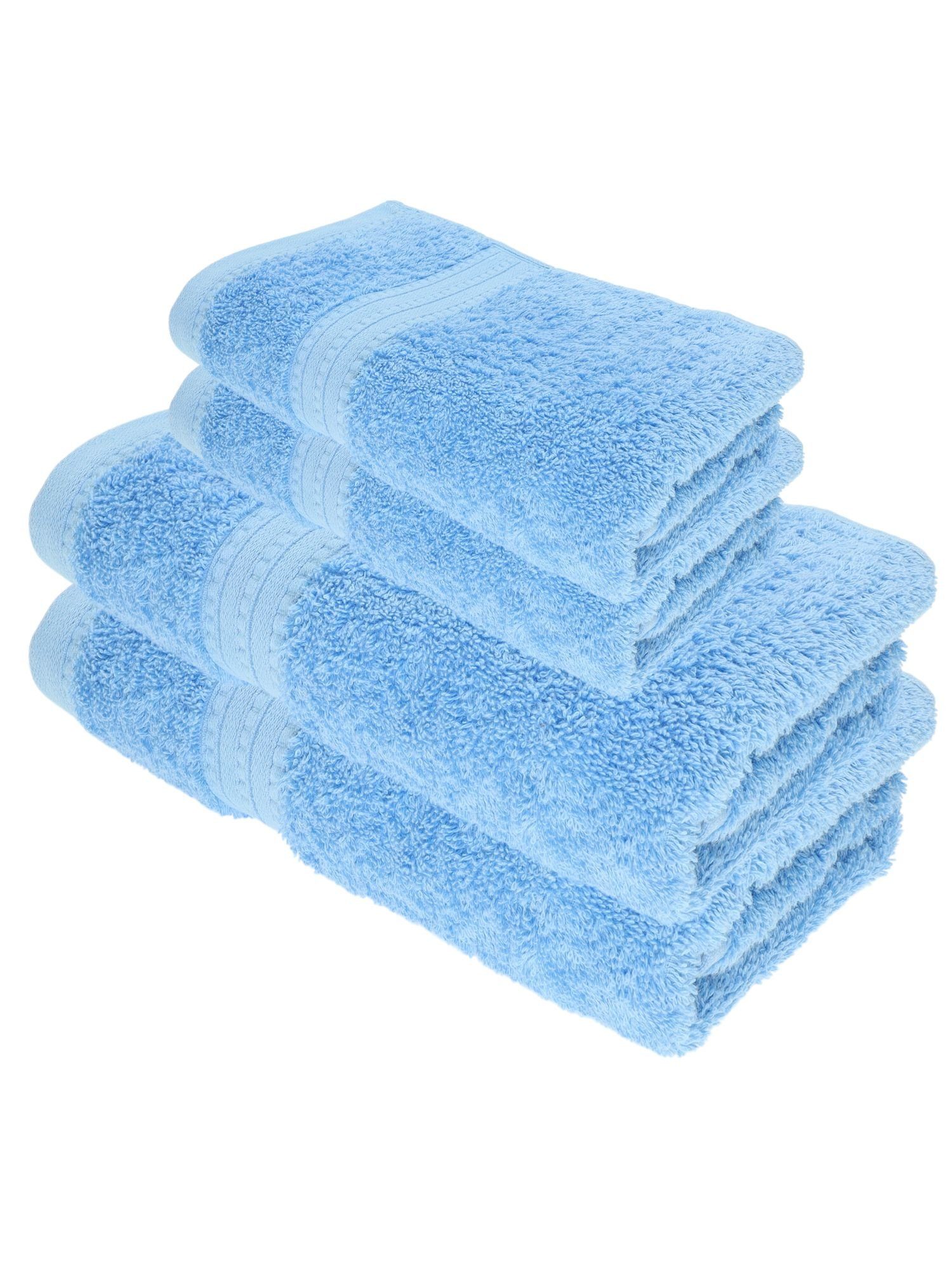 Julie Julsen Handtücher 4-Handtücher-Himmelblau, Bio-Baumwolle (4-St) günstig online kaufen