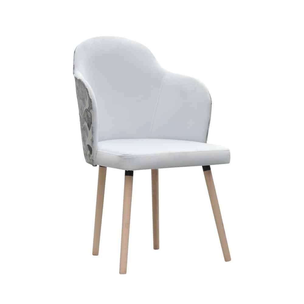 Wohnzimmerstühle mit JVmoebel Stuhl Stuhl, 1x Luxe Esszimmerstühle Armlehne Modern Sitzkomfort