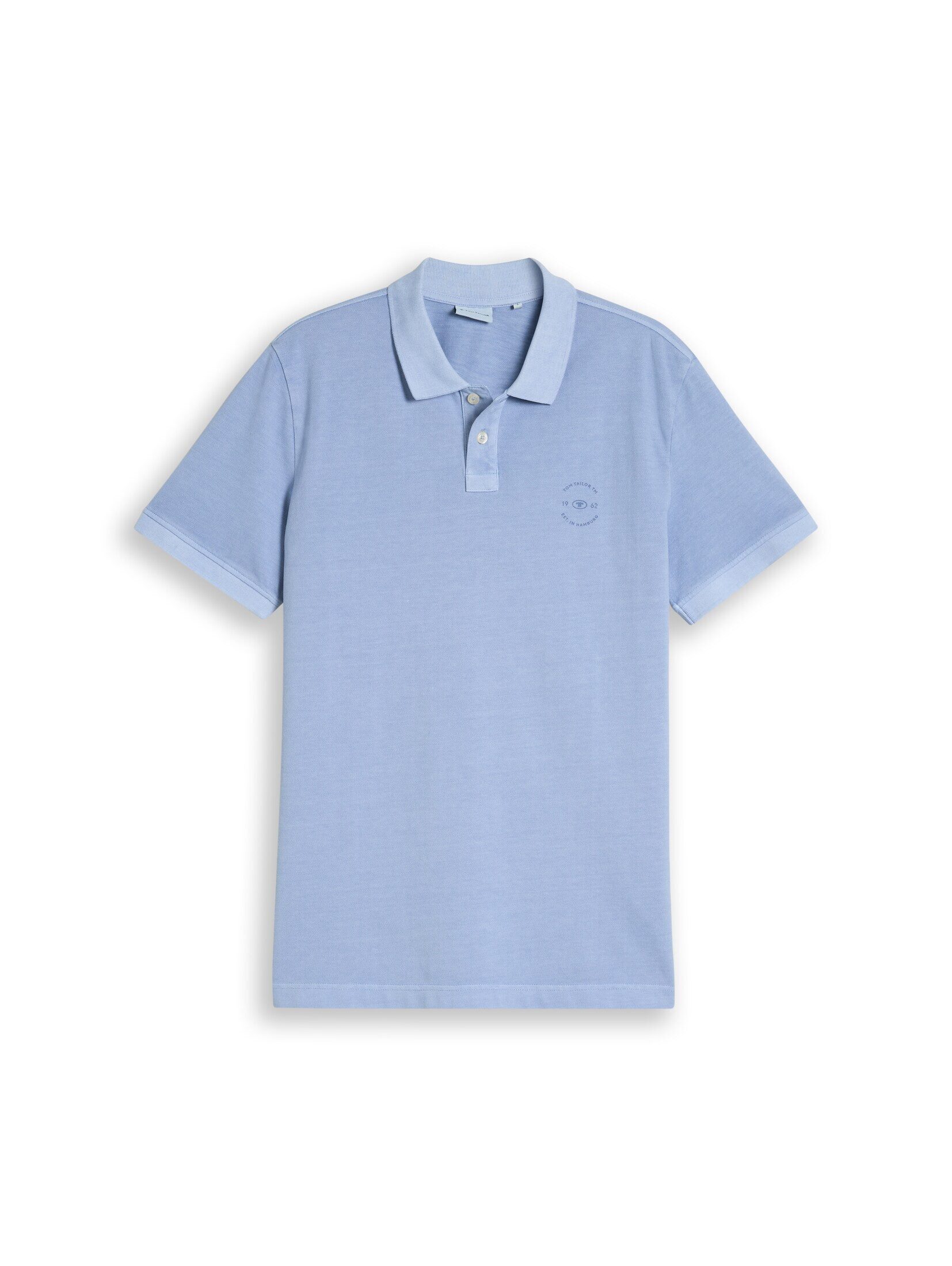 TOM TAILOR Poloshirt Poloshirts (im Einserpack) Piqué Poloshirt mit Logo-Print