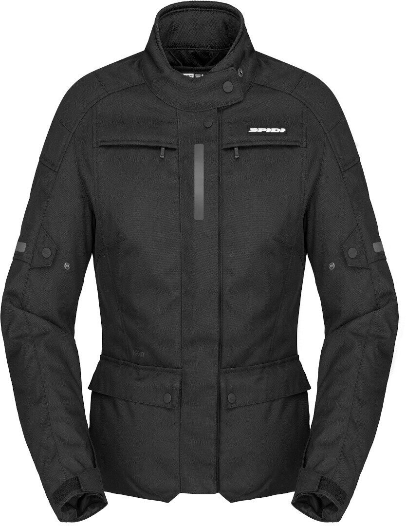SpiDi Motorradjacke Traveler 3 Dark Edition wasserdichte Damen Motorrad Textil Jacke wasserdicht