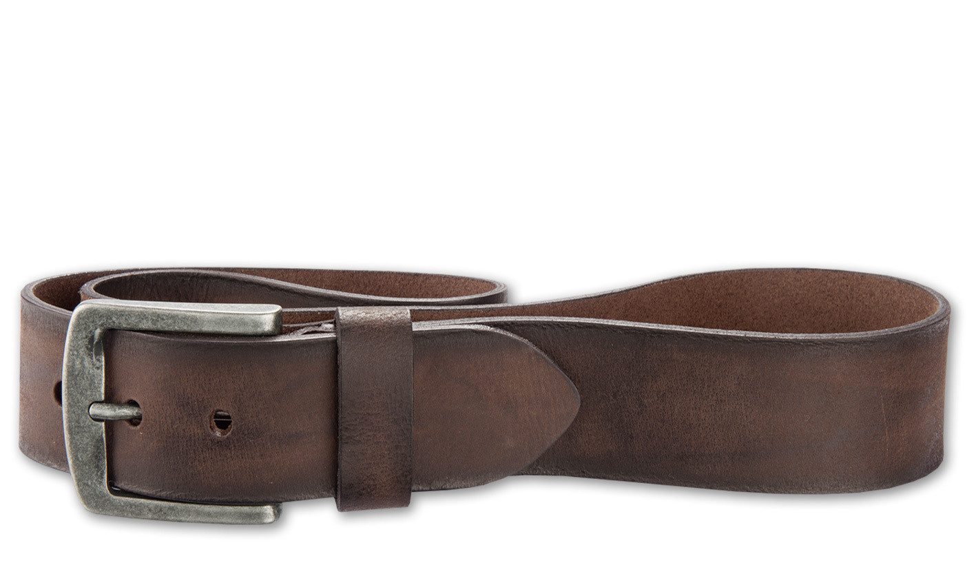 BERND GÖTZ Ledergürtel Ledergürtel mit silberfarbener Schließe günstig online kaufen