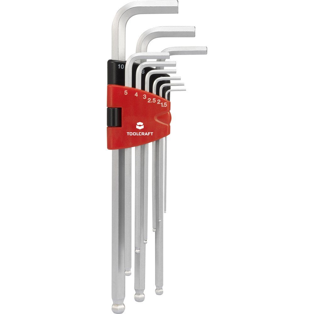 TOOLCRAFT Schraubendreher TOOLCRAFT Innen-Sechskant Winkelschraubendreher-Set 1.5 mm, 2 mm, 2.5
