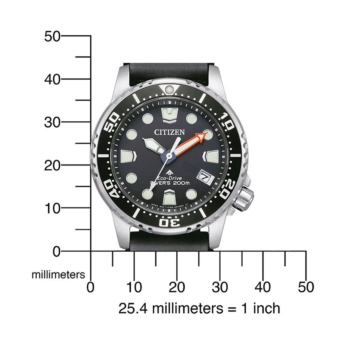 Citizen Taucheruhr Promaster Eco-Drive Diver EO2020-08E, Armbanduhr, Damenuhr, Solar, bis 20 bar wasserdicht – Bild 2 von 4