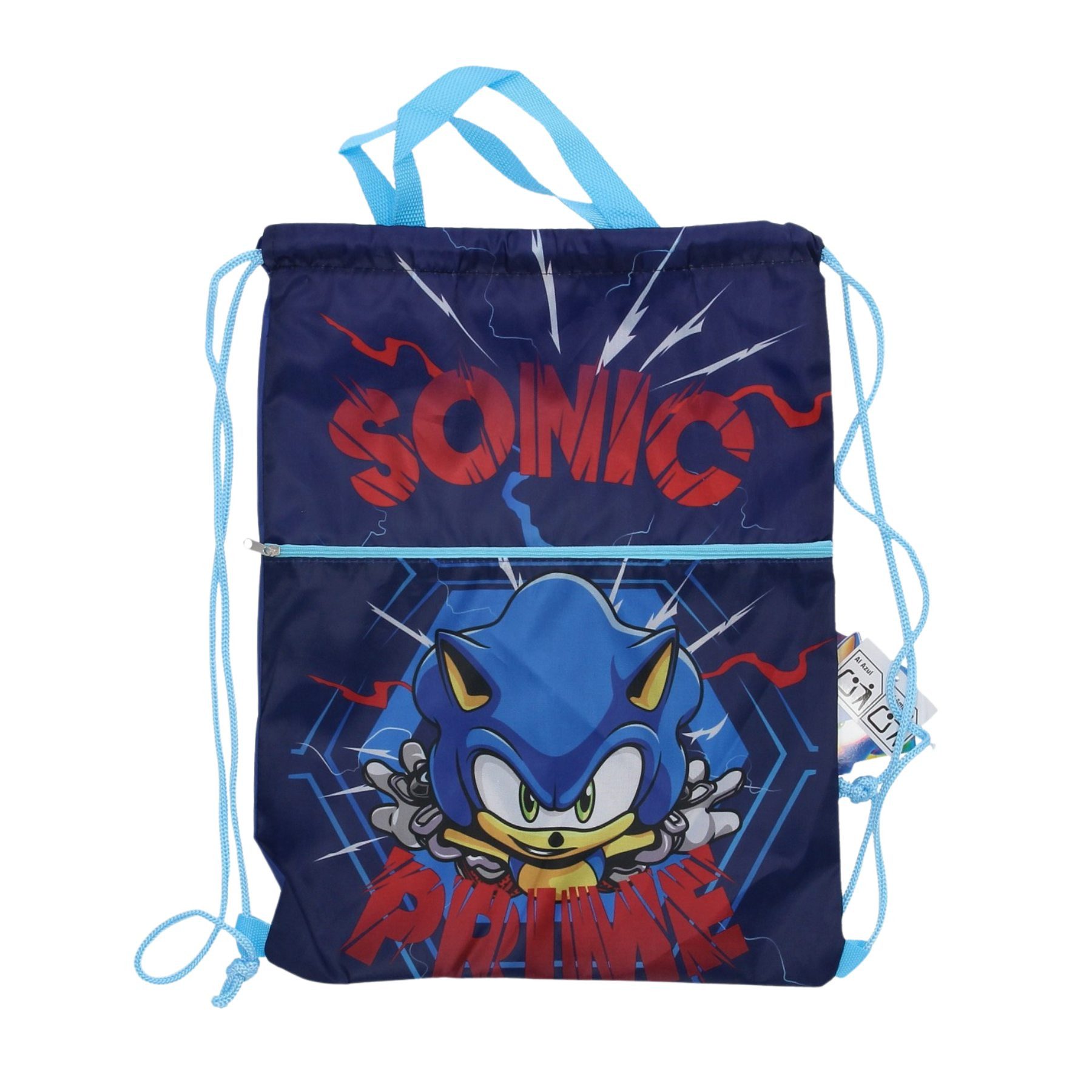 Sonic The Hedgehog Turnbeutel für Kinder Deluxe Turnen Schule Reisen und unterwegs (1-tlg)