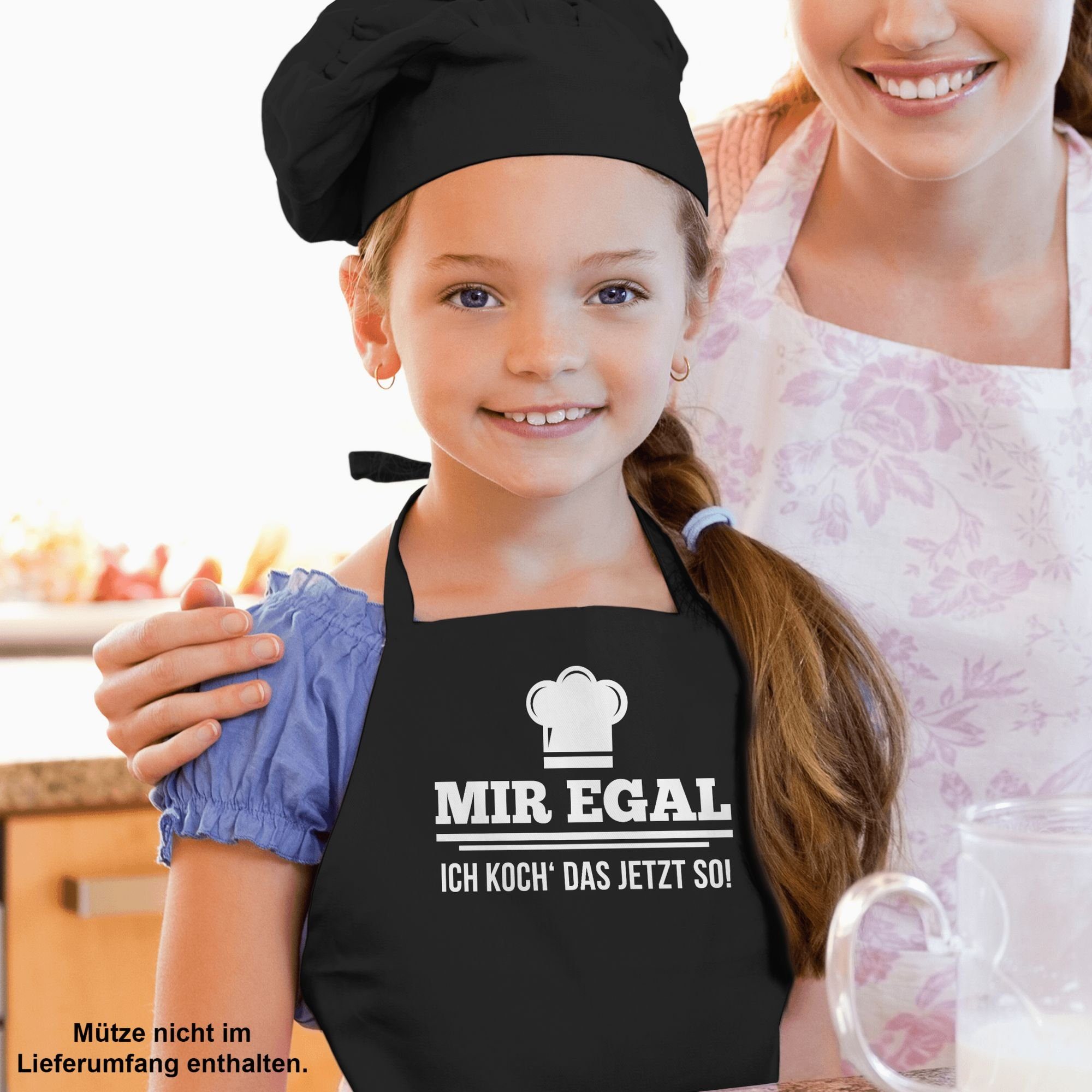 Shirtracer Kochschürze »Mir egal ich koch das jetzt so Kochhut