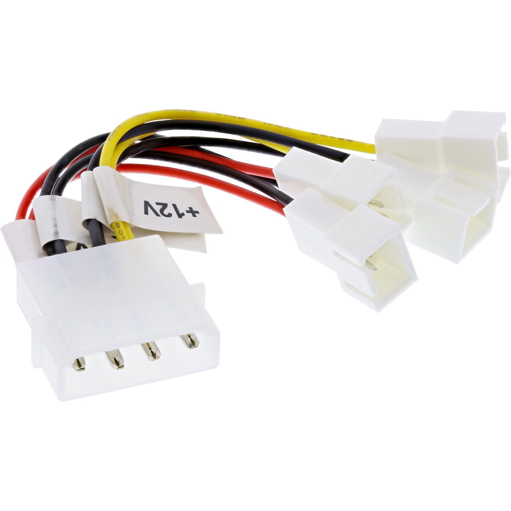 InLine® Lüfter Adapterkabel, 2x 12V und 2x 5V, für 4 Lüfter Computer-Kabel