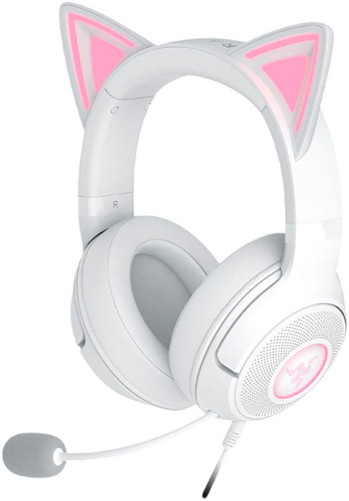 RAZER Kraken Kitty V2 Gaming-Headset (Geräuschisolierung, Stummschaltung)