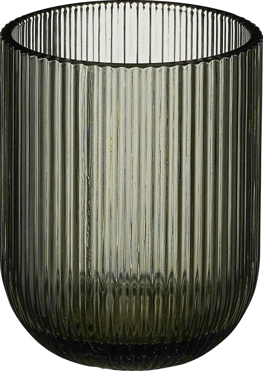Mica Decorations Glas Mica Merlot Trinkglas grau Glas 9,5 x Ø 7,5 cm, Glas