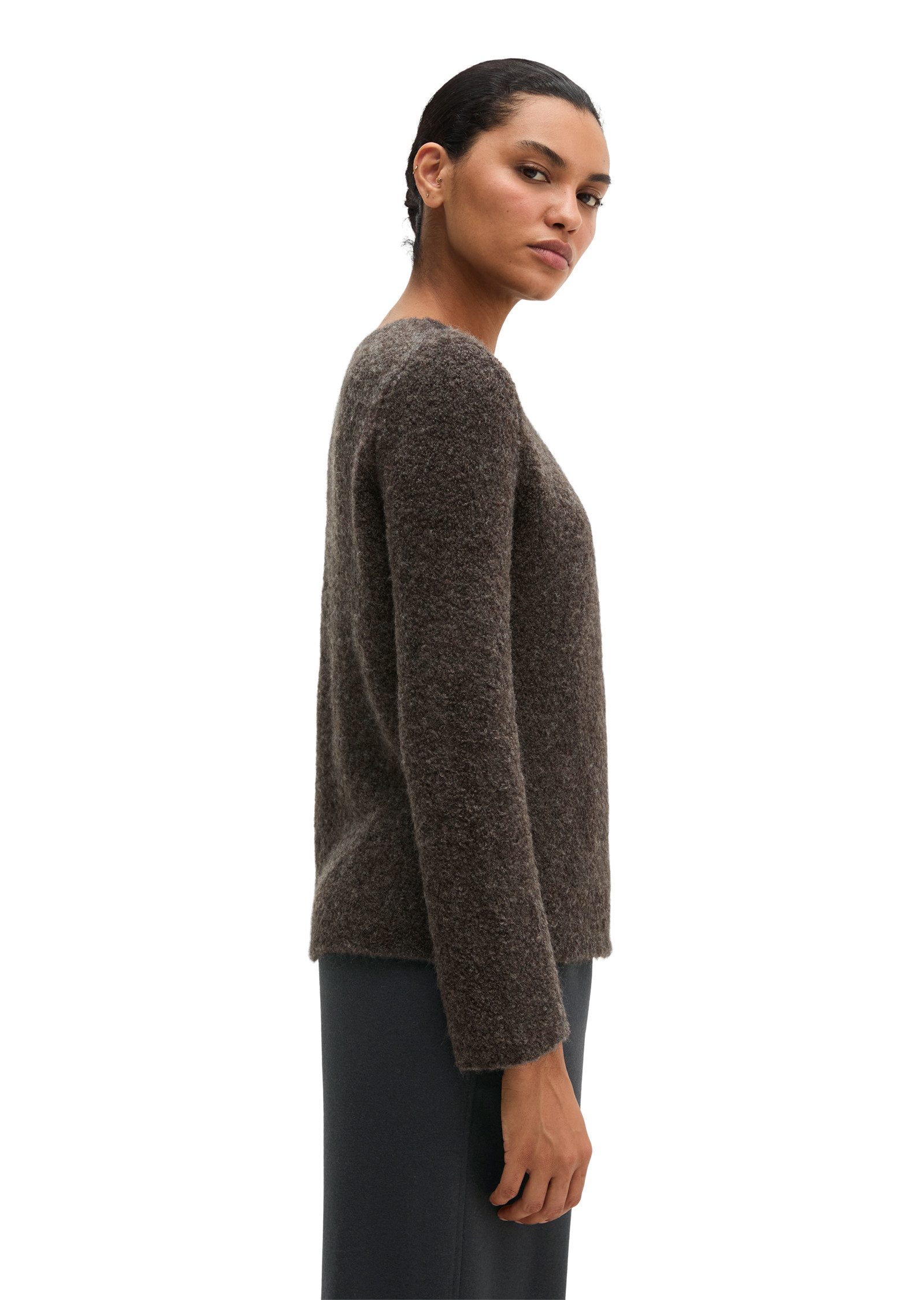 Marc O'Polo Strickpullover aus Schurwolle-Alpakawolle-Mix – Bild 2 von 5