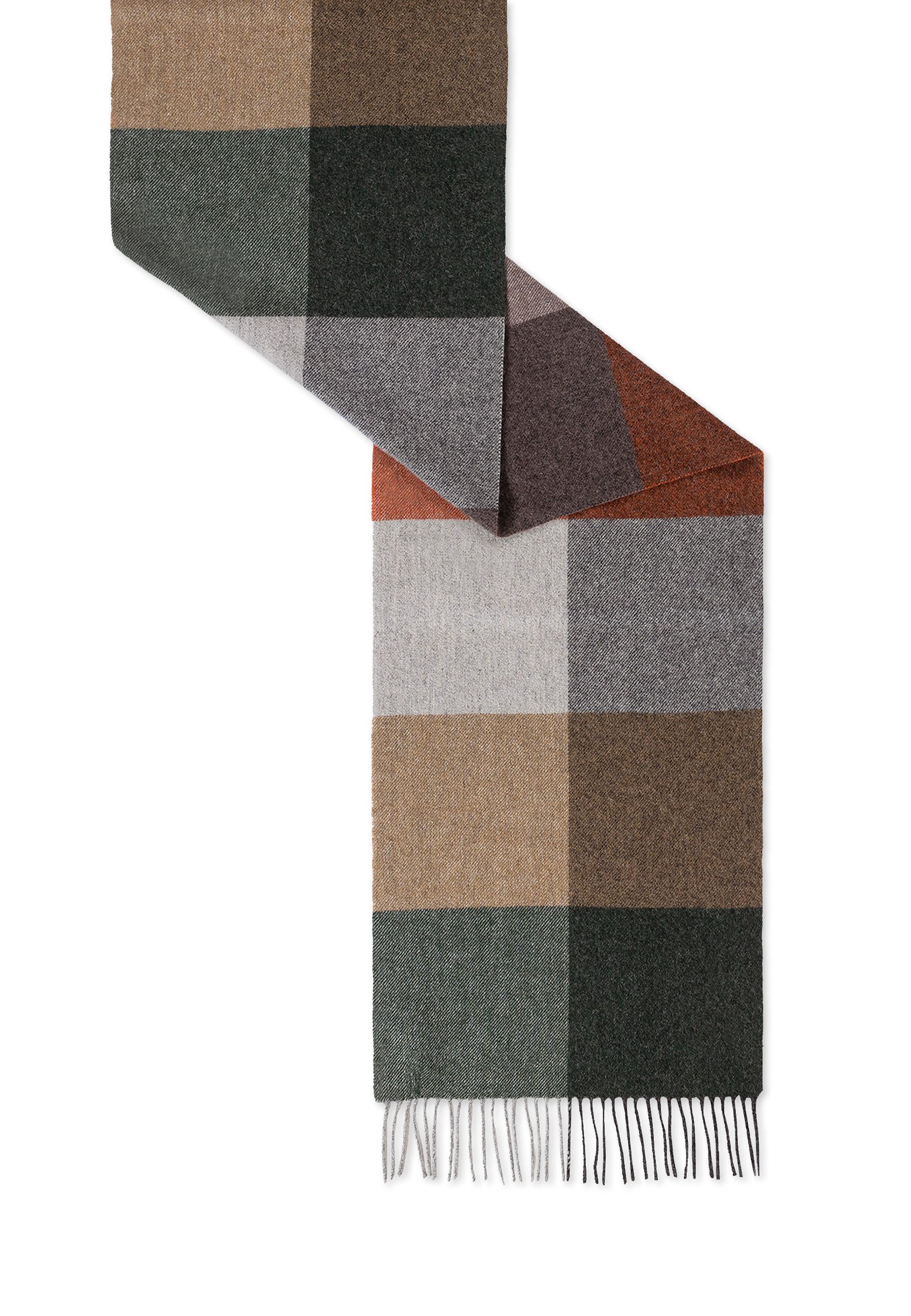 Roeckl Schal COLOURED SQUARES, Bunter Wollschal