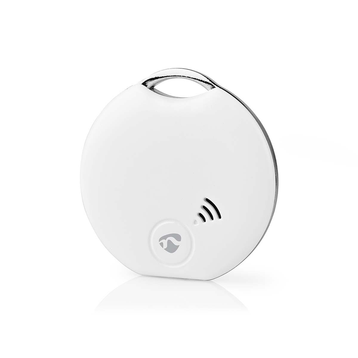 Nedis Schlüsselanhänger BTKF10WT (1-tlg), Bluetooth, Geofencing, Taster-Funktion, akustisches Alarmgeräusch