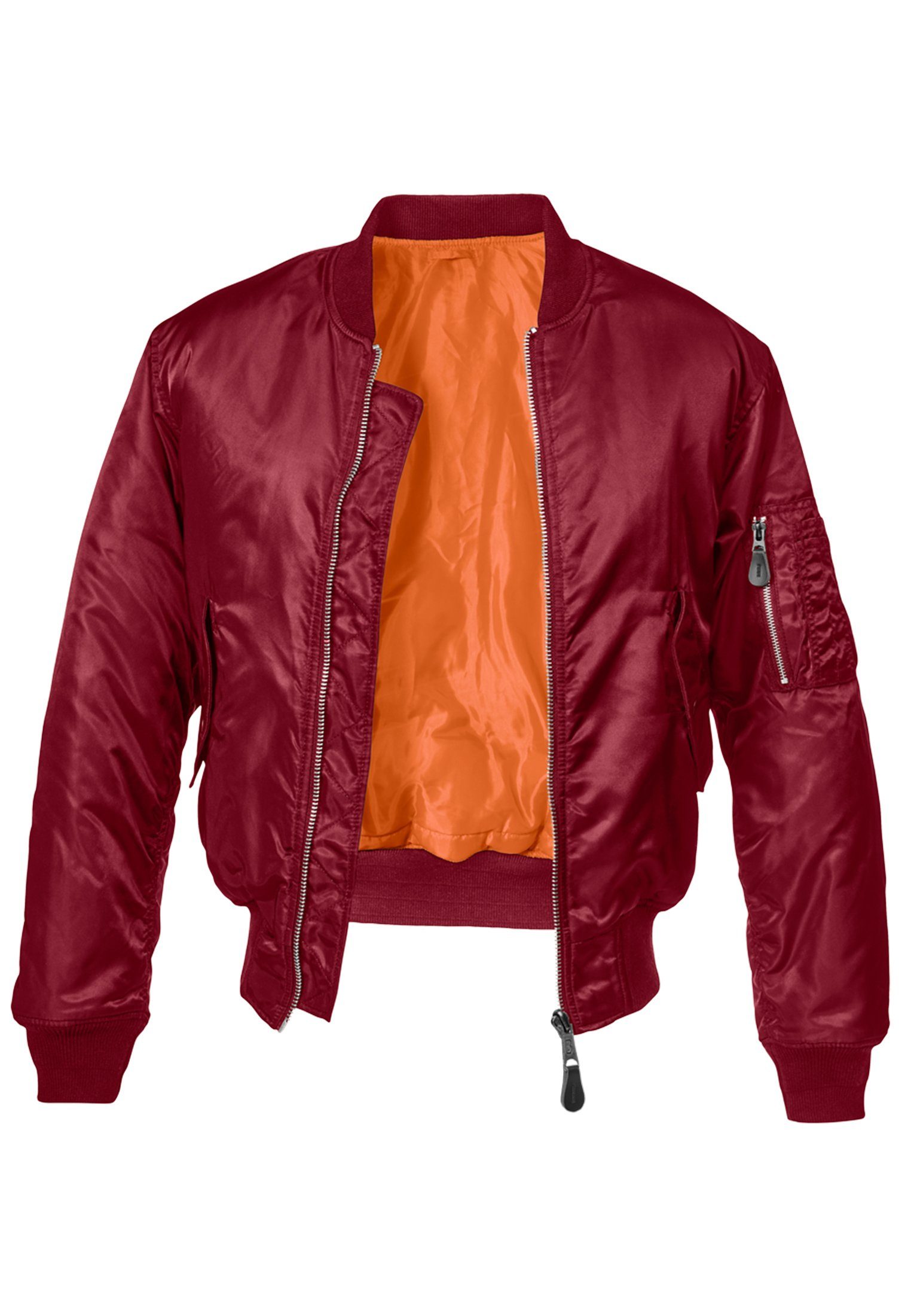 (1-St) Herren Jacket MA1 Brandit bordeaux Bomber Sommerjacke