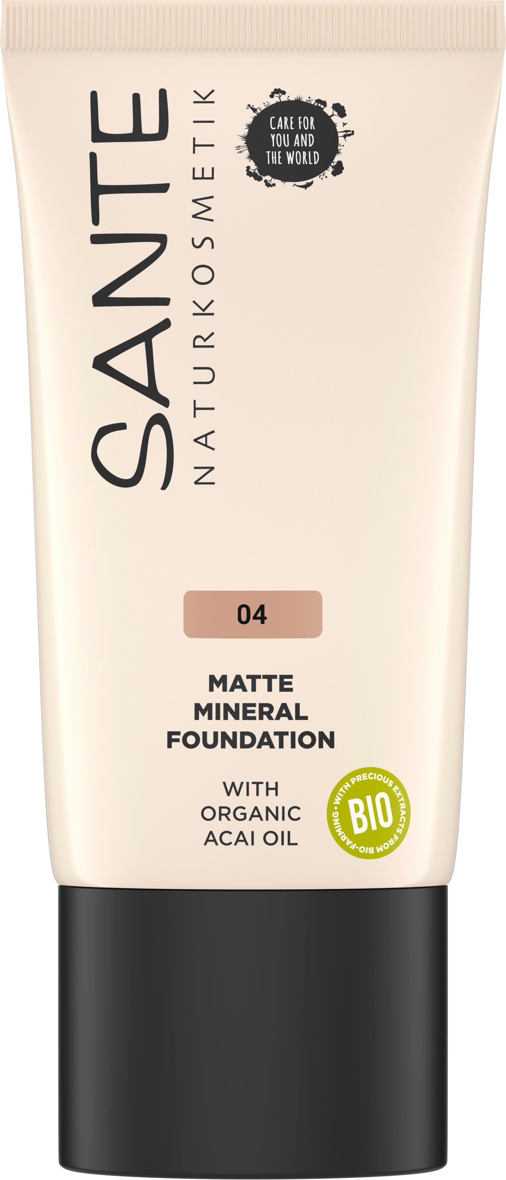 SANTE Foundation Matte 04 Mineral Foundation Cool Fawn