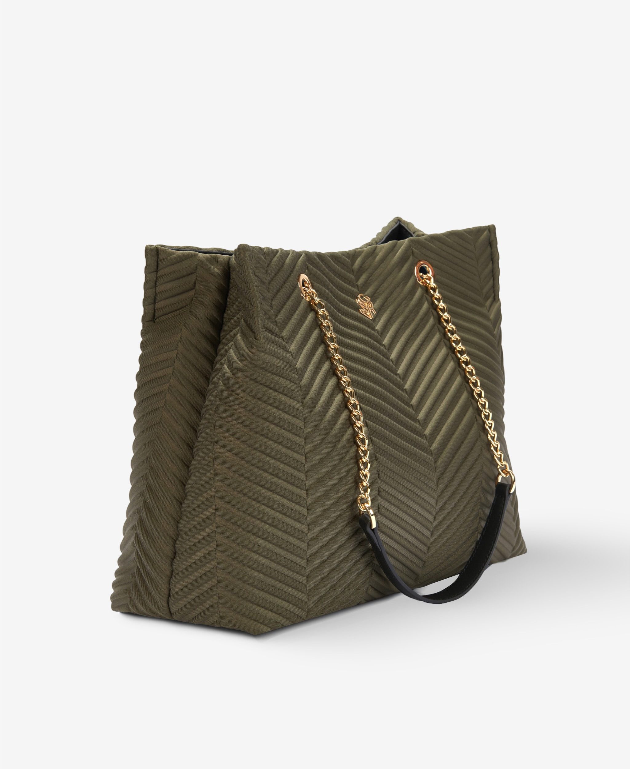 GLAMIRA Schultertasche DailyCompanion Grüne Schultertasche (1-tlg), echt Leder, mit geräumigem Hauptfach