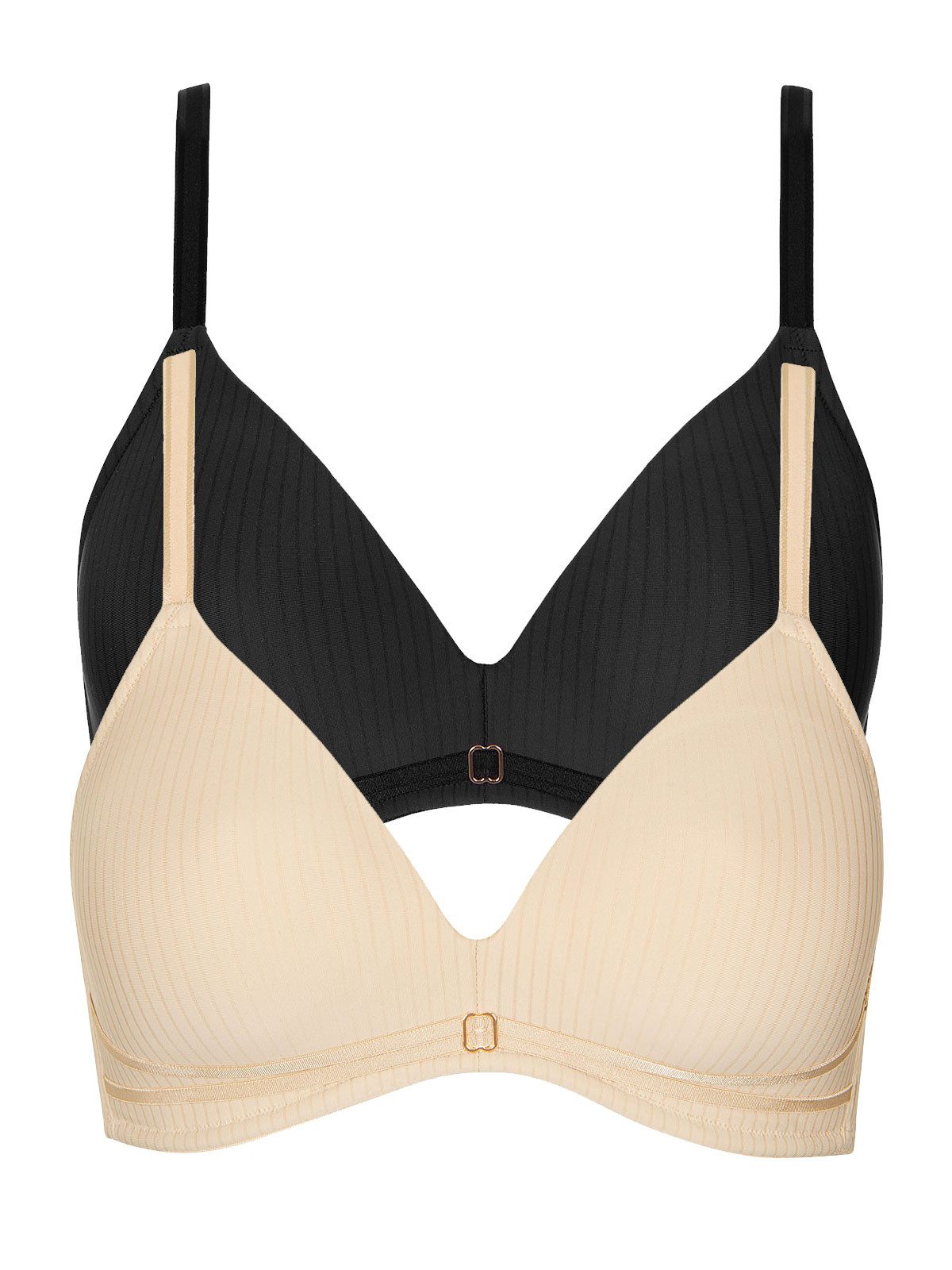 Lisca Schalen-BH 2er Pack Schalen BH ohne Bügel Laura (Spar-Set, 2-tlg) -