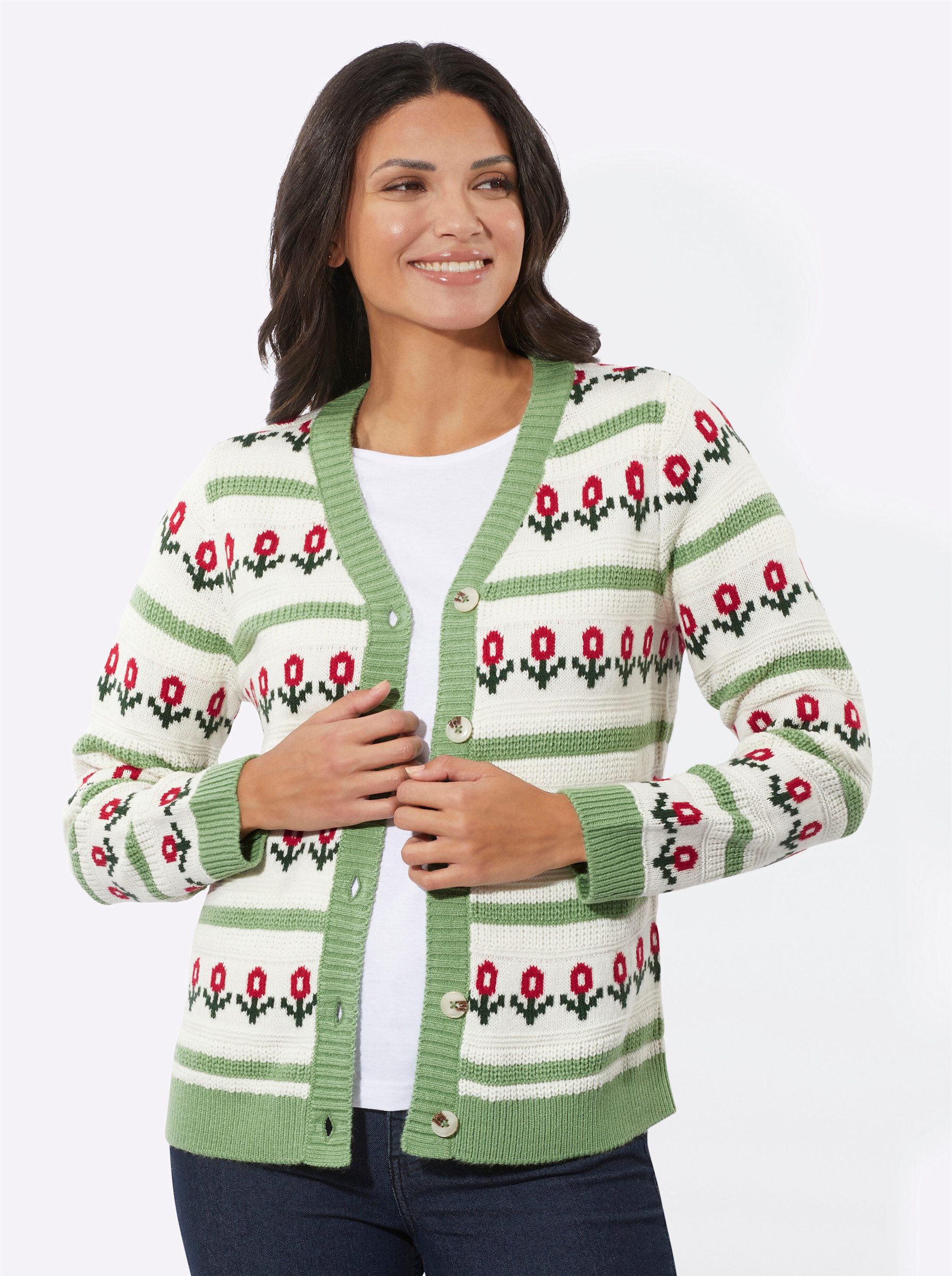 Sieh an! Strickjacke Strickjacke günstig online kaufen