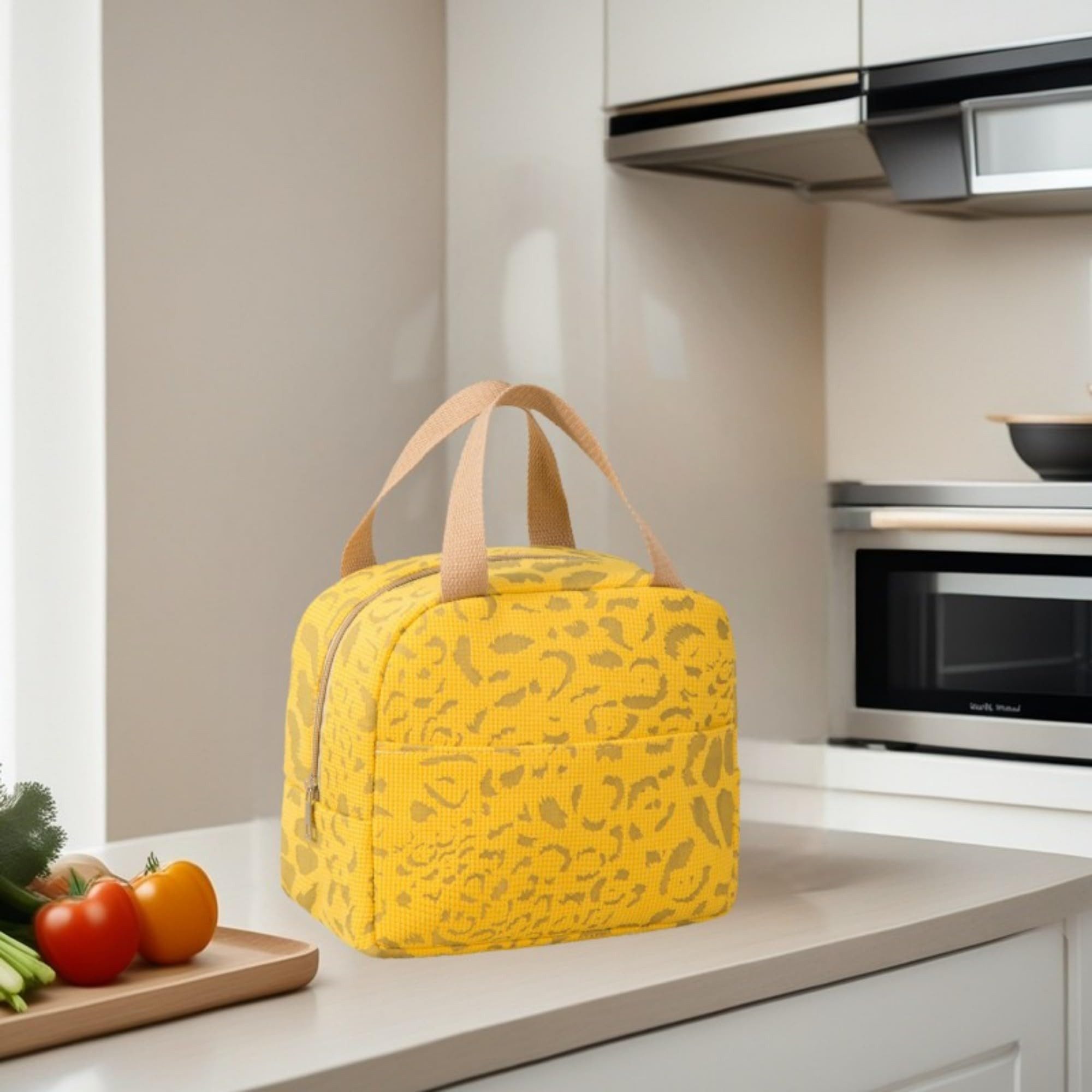 Agger Kühltasche Kleine Kühltasche Für Unterwegs - Wiederverwendbare, Wasserdichte, Isolierte Lunchtasche mit Alufolie Thermo-Isolierung