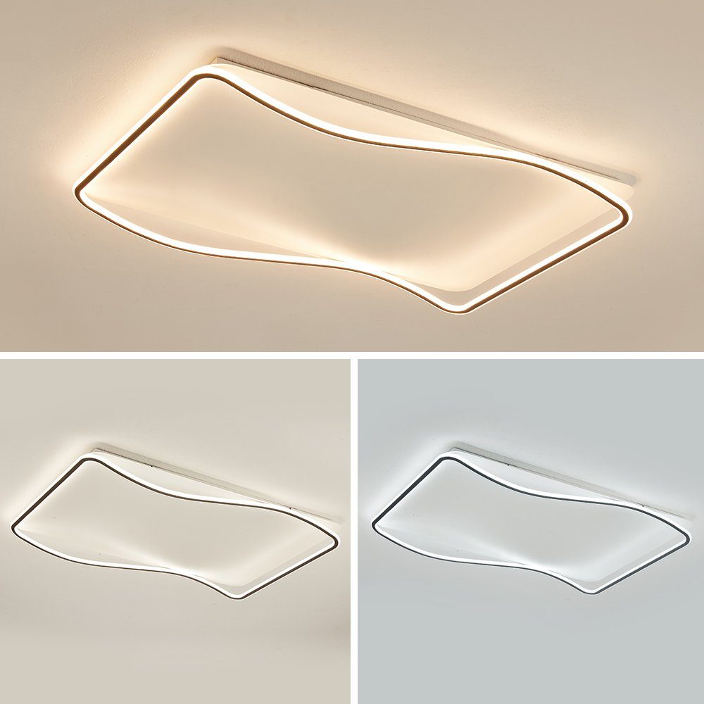 Eurotondisplay LED Deckenleuchte LED Deckenleuchte Fernbedienung Helligkeit günstig online kaufen