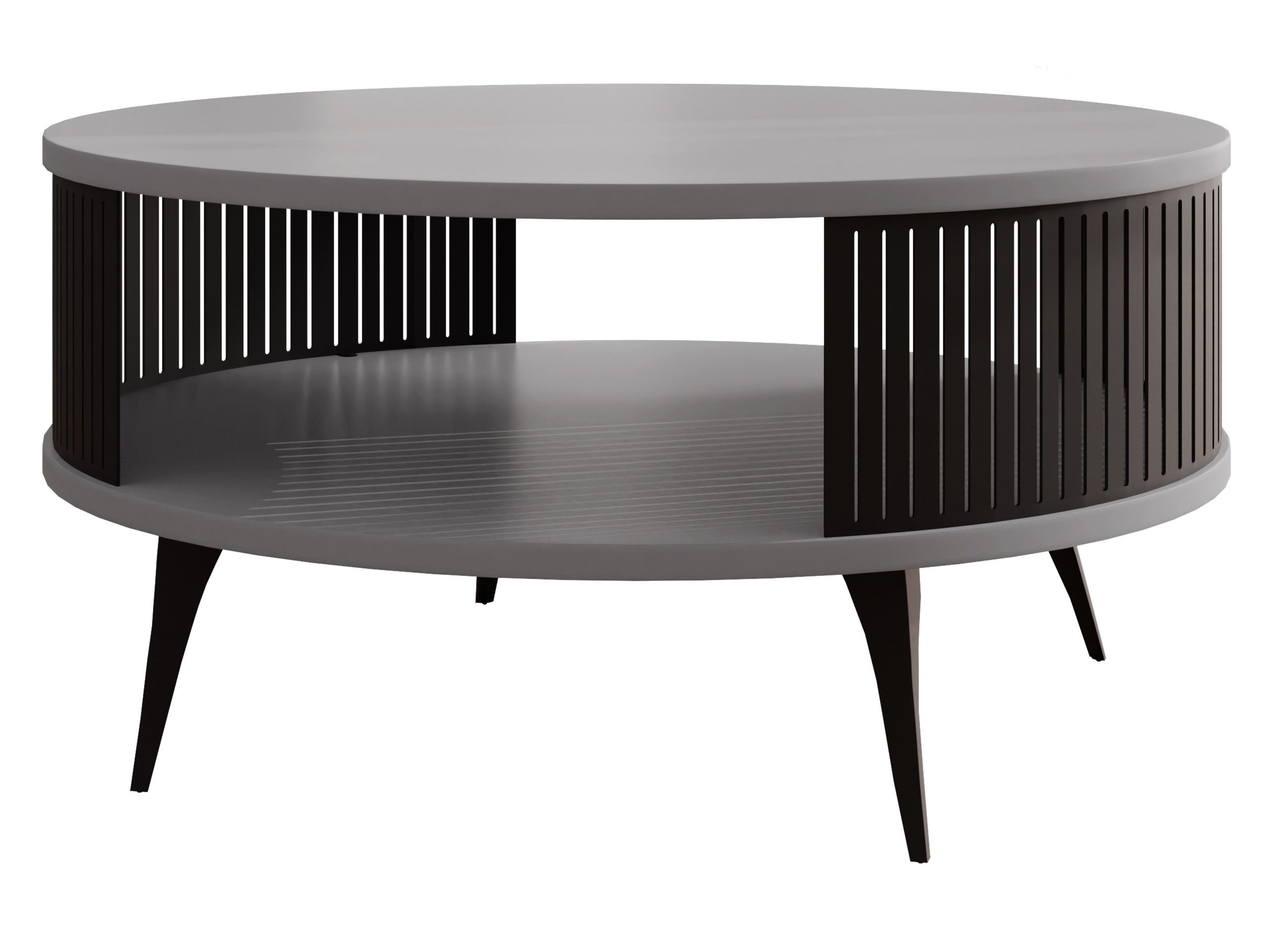 MIRJAN24 Couchtisch Roenni, Beine und Seiten aus Stahl, schwarz pulverbesch günstig online kaufen