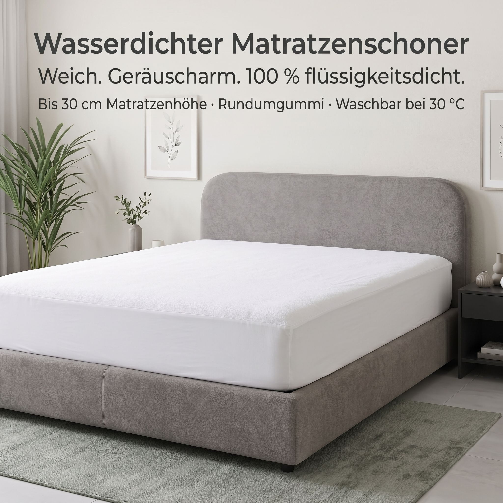 Matratzenschoner MARCOLUMB Matratzenschutz 100 x 190 cm Wasserdicht, Spannrand Marcolumb – Bild 5 von 5