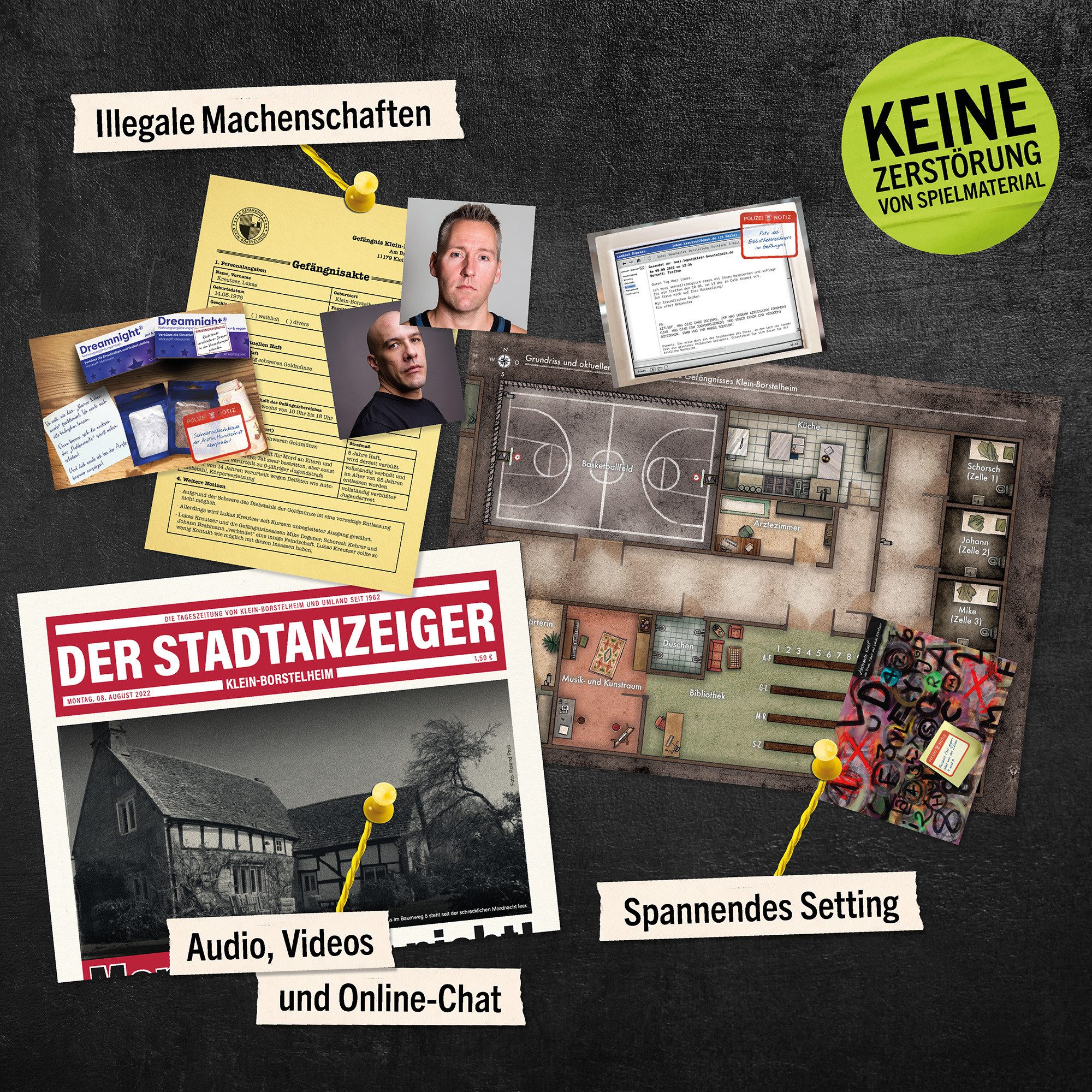 Hidden Games Tatort Spiel Ein perfekter Plan, Krimispiel, Made in Germany