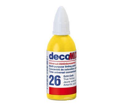 decotric® Vollton- und Abtönfarbe Decotric Abtönkonzentrat 20 ml echtgelb