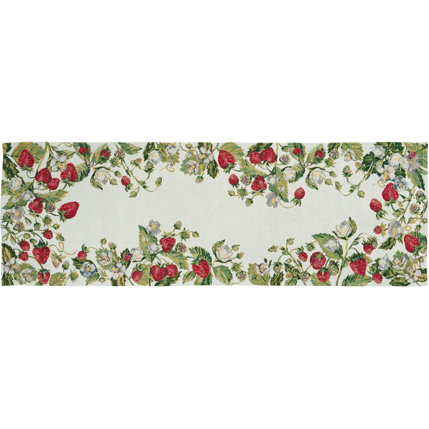 sander table + home Tischläufer Tischläufer Gobelin STRAWBERRY 32x96 cm Erdbeeren (1-tlg)