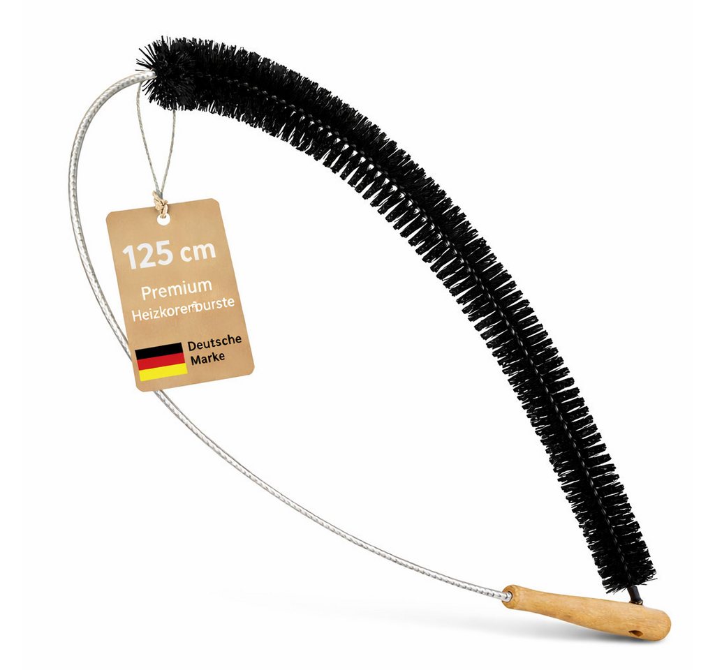 shenky Reinigungsbürste Premium Heizungsbürste bis 125 cm, verbessertes Raumklima, vielseitig, Heizkörperbürste, Klimaanlage