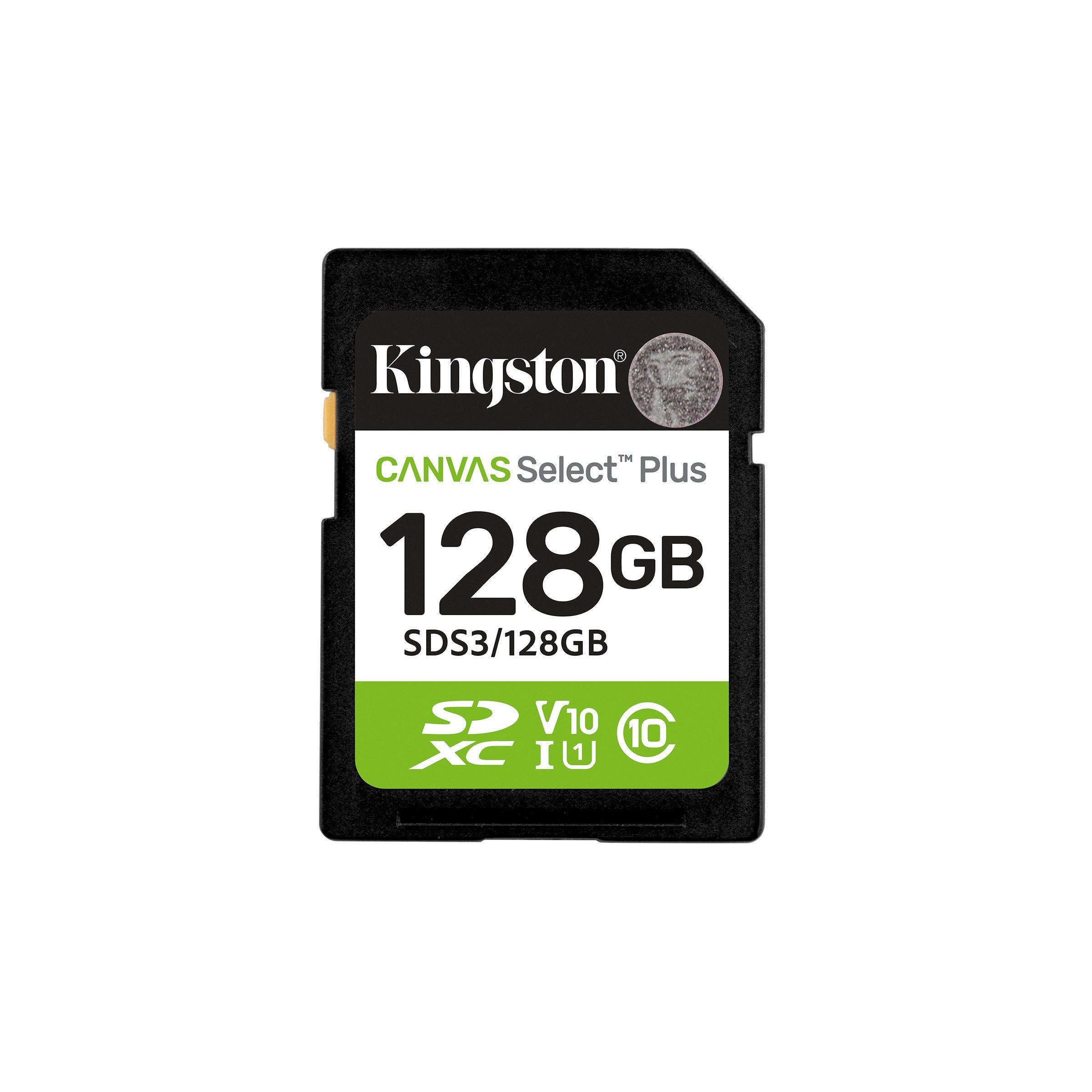 Kingston Kamerakarte Fotospeicher Videospeicher Speicherkarte (128 GB, Class 10, UHS-I, U1, V10, 150.0 MB/s Lesegeschwindigkeit, Full HD, 150 MB/s, V10, A1, röntgensicher)