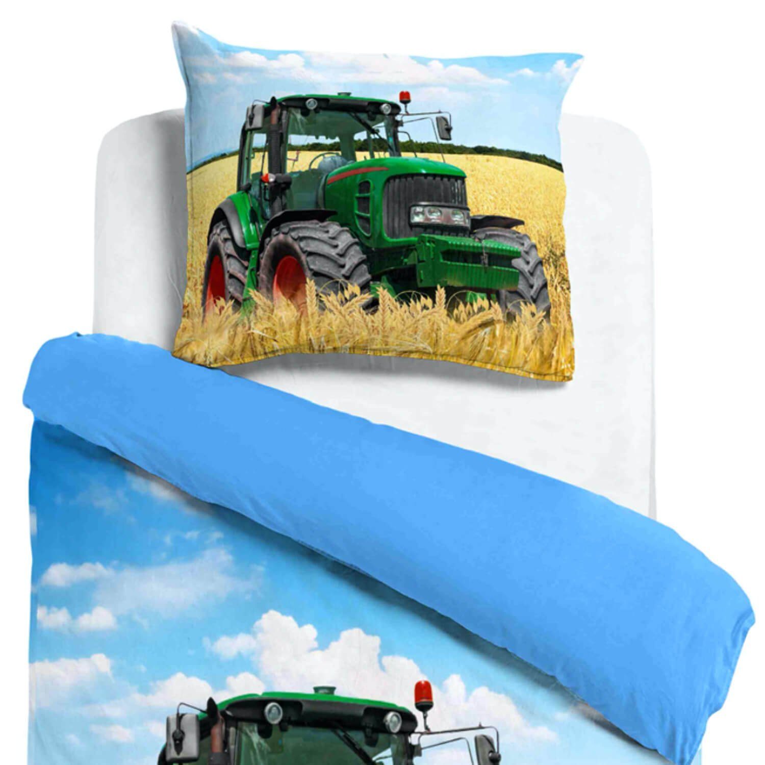 ESPiCO Kinderbettwäsche Traktor, Renforcé, 2 teilig, günstig online kaufen