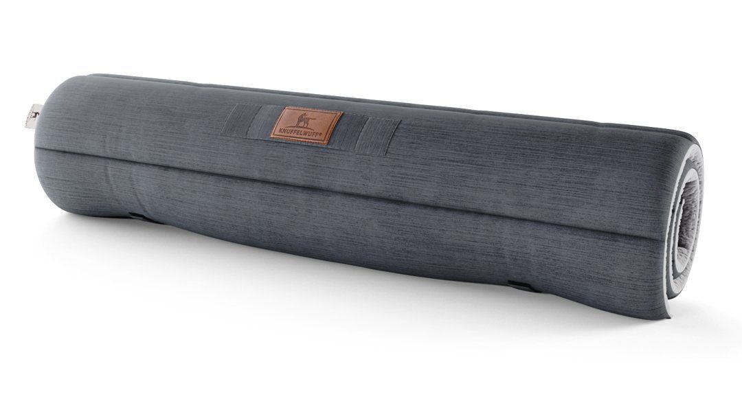 Knuffelwuff Hundematte Reisematte Linea Travel, Kuscheliges Velours mit Teddybezug – Bild 4 von 5
