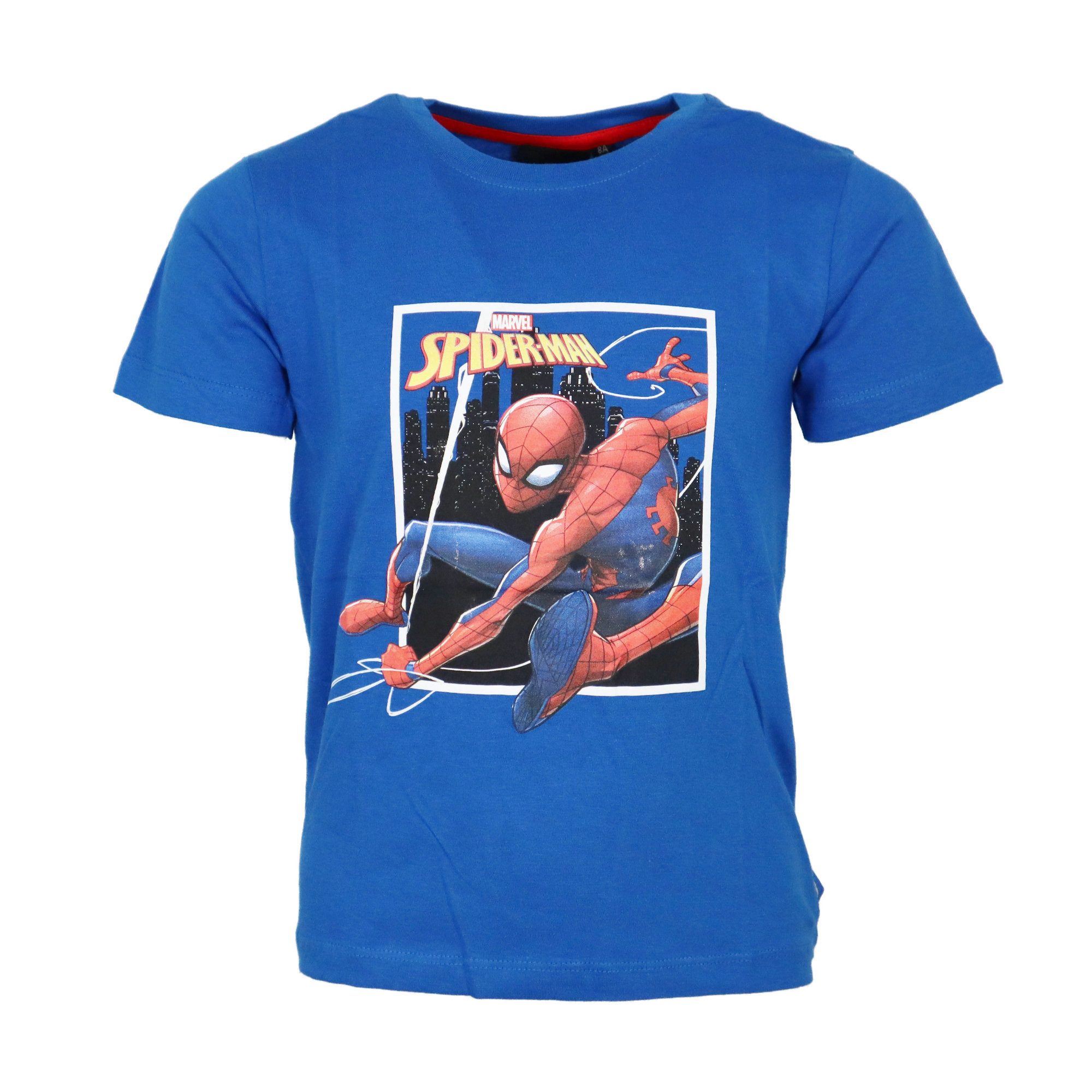 Print-Shirt Marvel Spiderman T-Shirt kurzarm Kinder Jungen Shirt