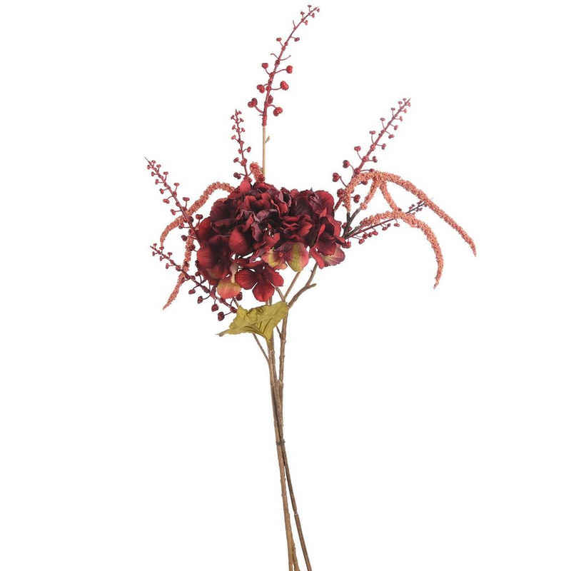 Kunstblume »Kunst-Blumenstrauß Hortensie«, Depot, aus Polyester, Polyethylen, Draht, L 61 Zentimeter