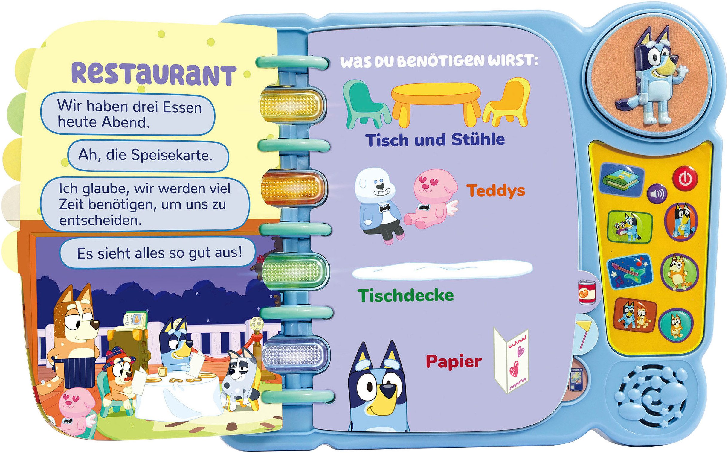 Vtech® Buch Bluey Lernspielbuch, interaktives Lernbuchsystem günstig online kaufen