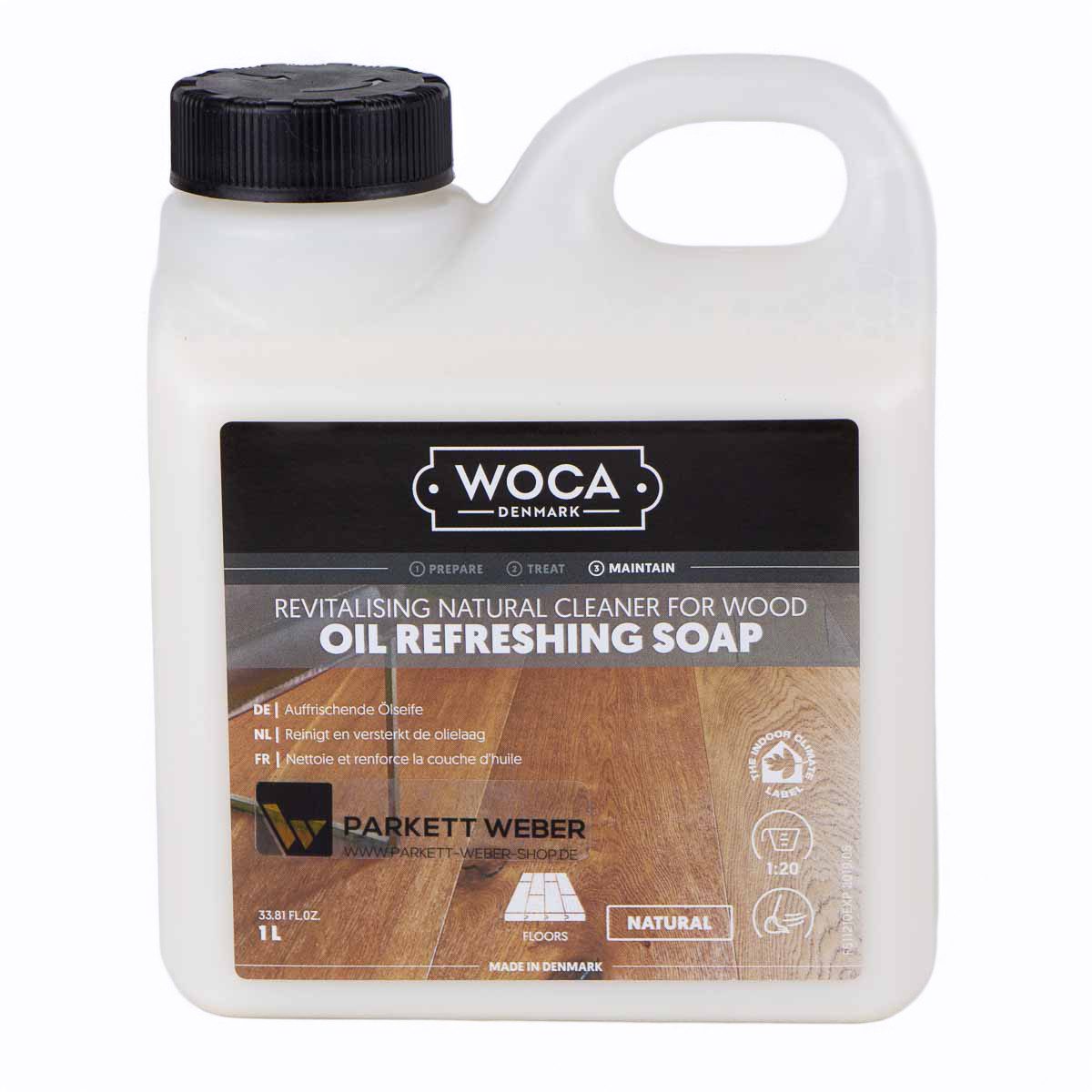 WOCA Woca Oil Refreshing Soap Natur - 1 Liter Parkettreiniger