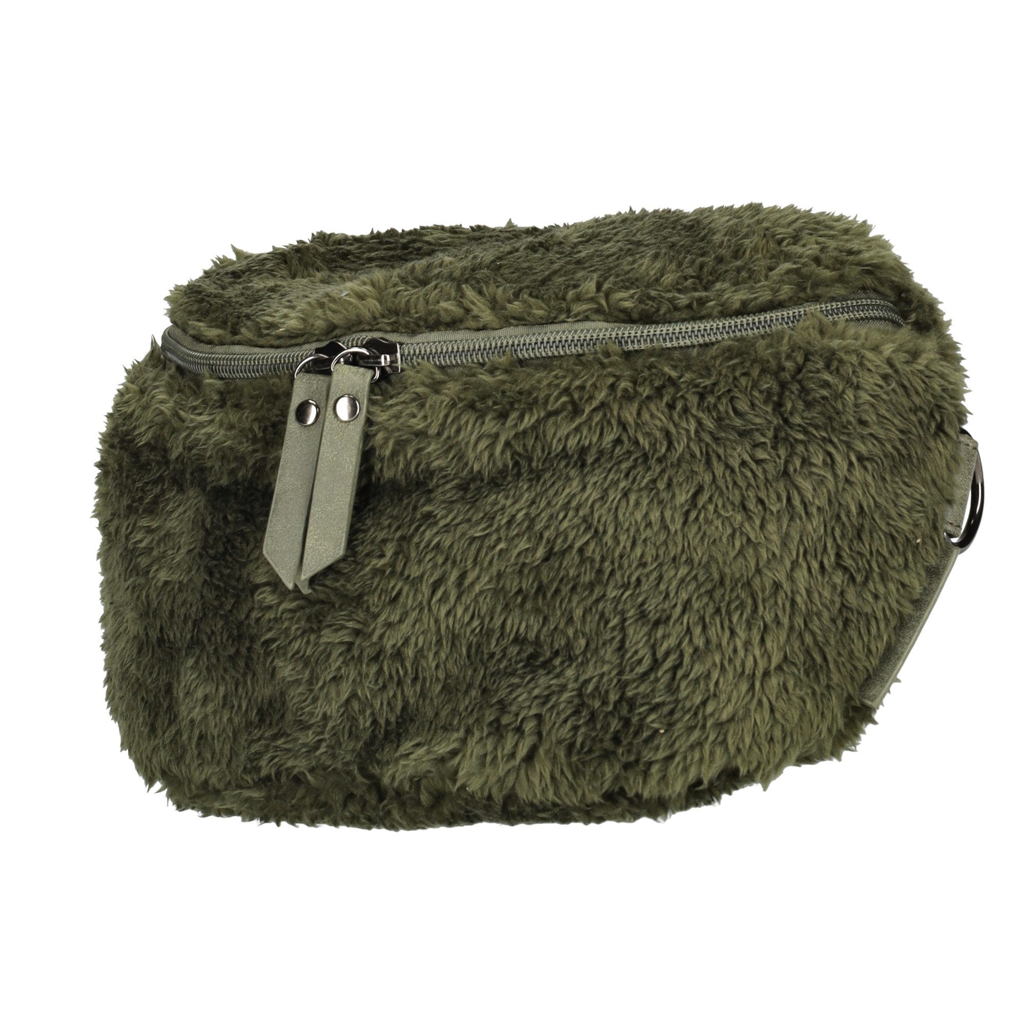 Enrico Benetti Umhängetasche Tasche Teddyfell Crossbody Bag Gürteltasche Teddy (Bauchtasche, Schultertasche), flauschig weich